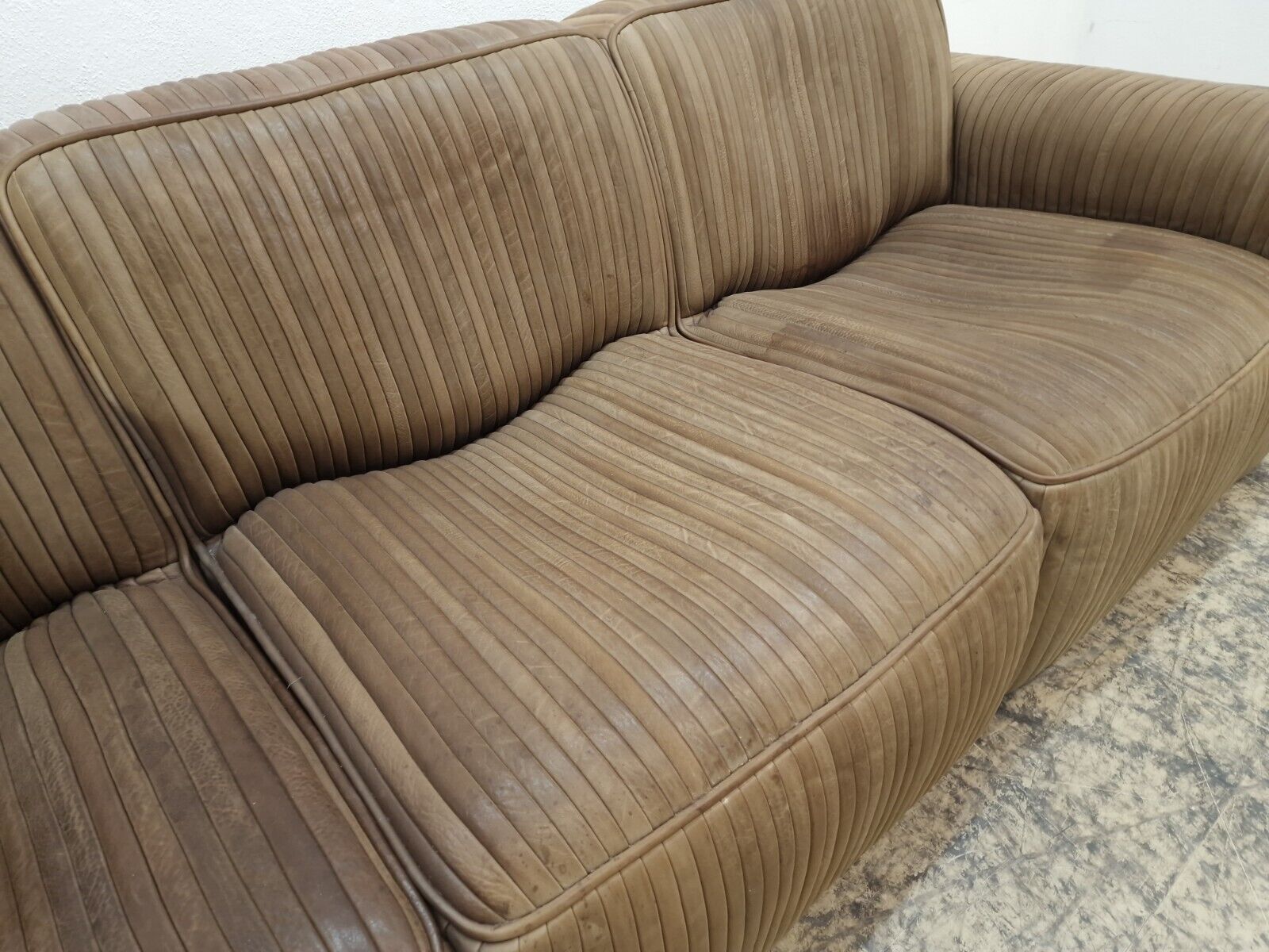 De Sede Ernst Lüthy Dreisitzer Selten Designersofa Sessel Ledersofa SOFA Leder-De Sede-JSFurniture