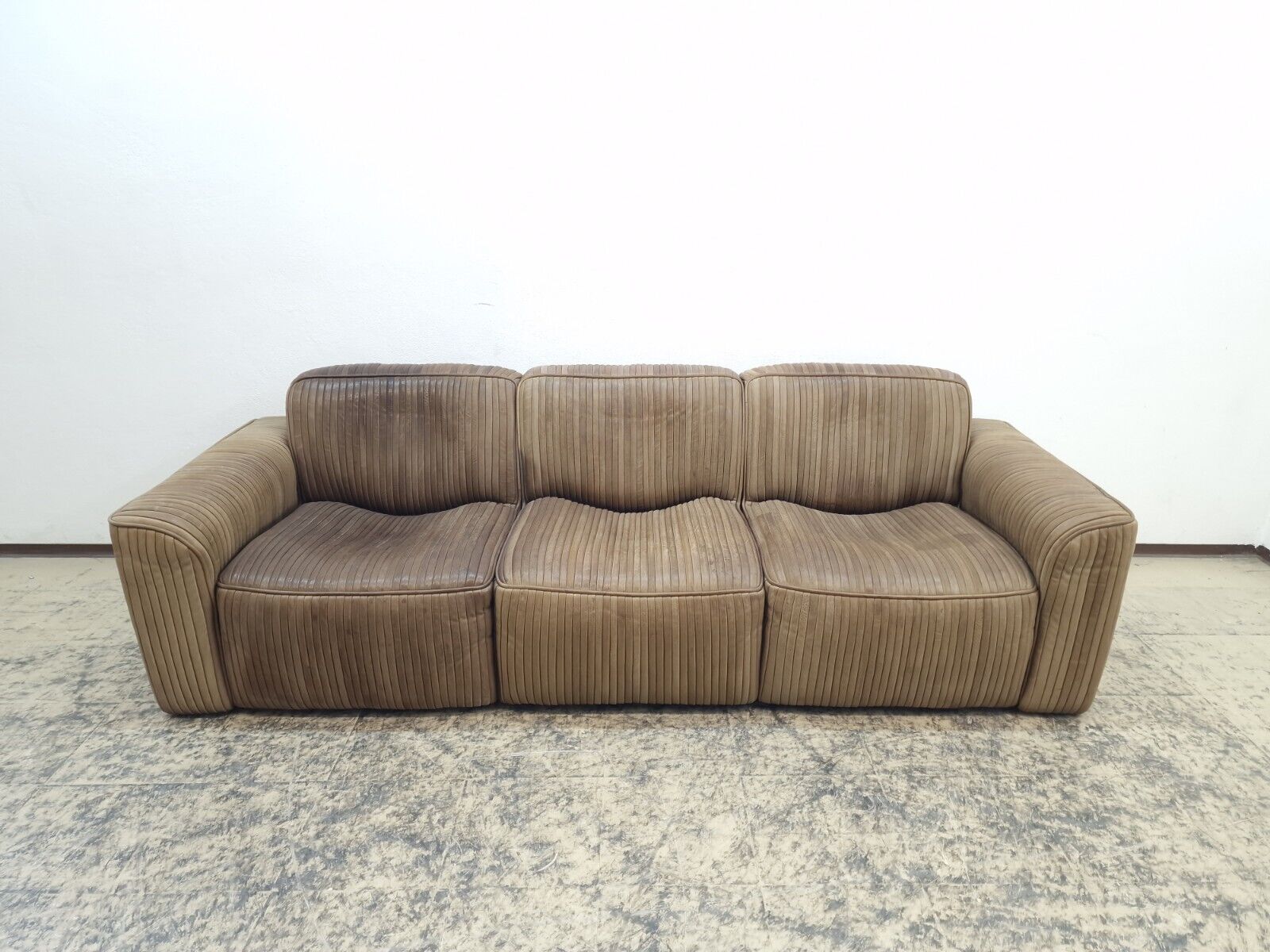 De Sede Ernst Lüthy Dreisitzer Selten Designersofa Sessel Ledersofa SOFA Leder-De Sede-JSFurniture