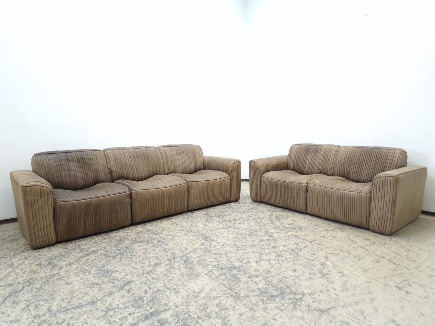 De Sede Ernst Lüthy Set Rare Selten Designersofa Sessel Ledersofa Chair Leder-De Sede-JSFurniture