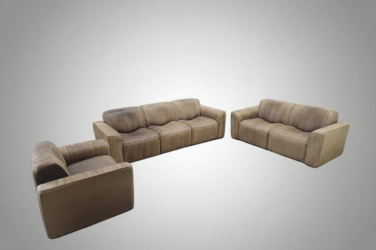 De Sede Ernst Lüthy Set Rare Selten Designersofa Sessel Ledersofa Chair Leder-De Sede-JSFurniture