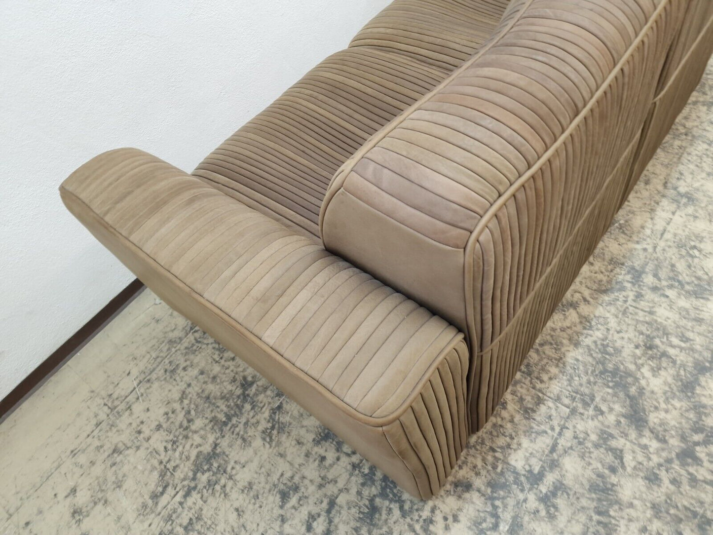 De Sede Ernst Lüthy Zweisitzer Selten Designersofa Sessel Ledersofa SOFA Leder-De Sede-JSFurniture