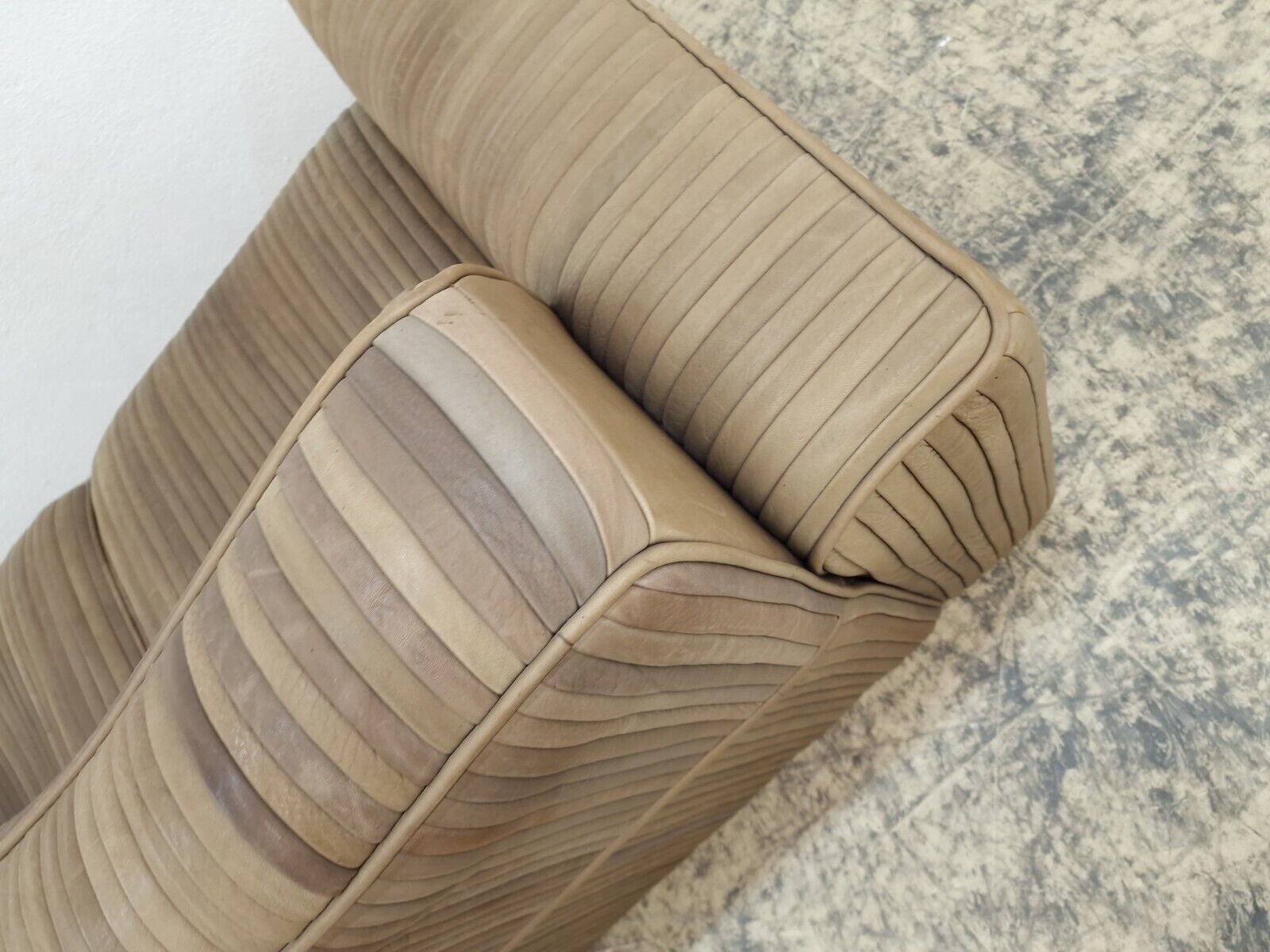 De Sede Ernst Lüthy Zweisitzer Selten Designersofa Sessel Ledersofa SOFA Leder-De Sede-JSFurniture