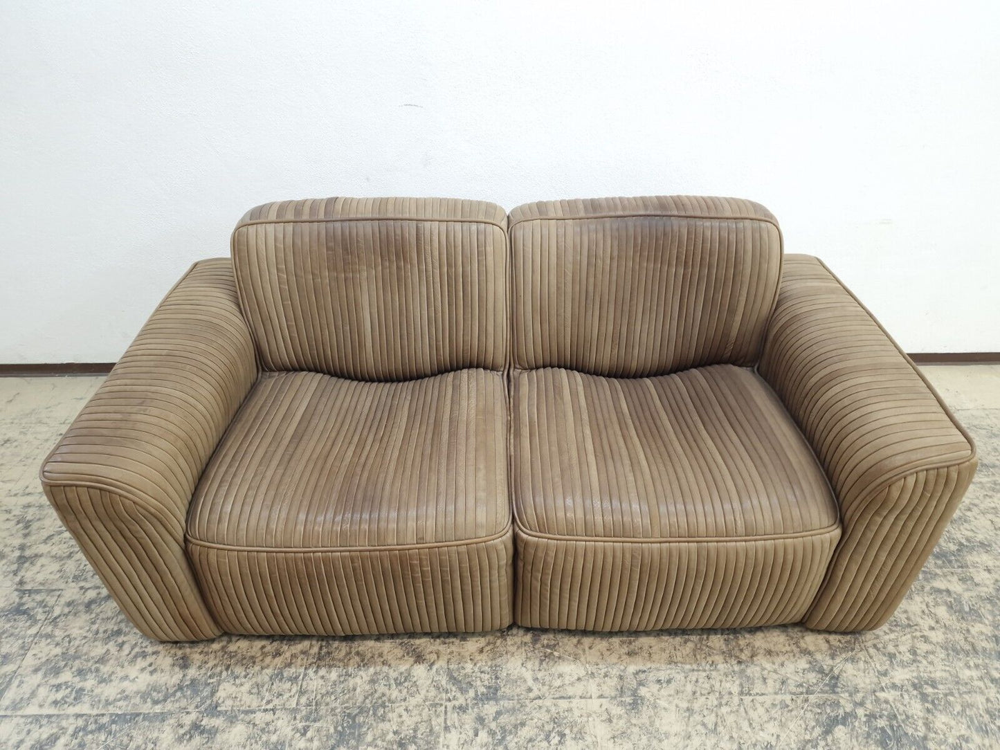 De Sede Ernst Lüthy Zweisitzer Selten Designersofa Sessel Ledersofa SOFA Leder-De Sede-JSFurniture