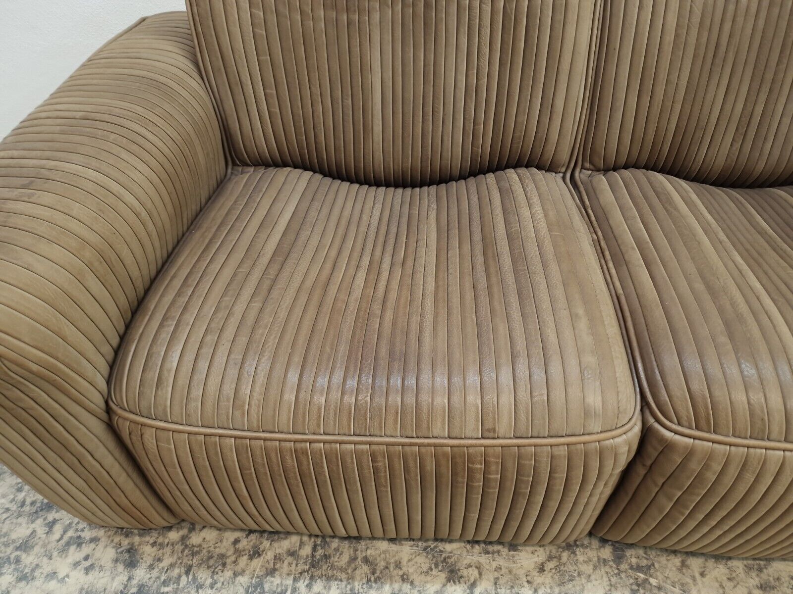 De Sede Ernst Lüthy Zweisitzer Selten Designersofa Sessel Ledersofa SOFA Leder-De Sede-JSFurniture