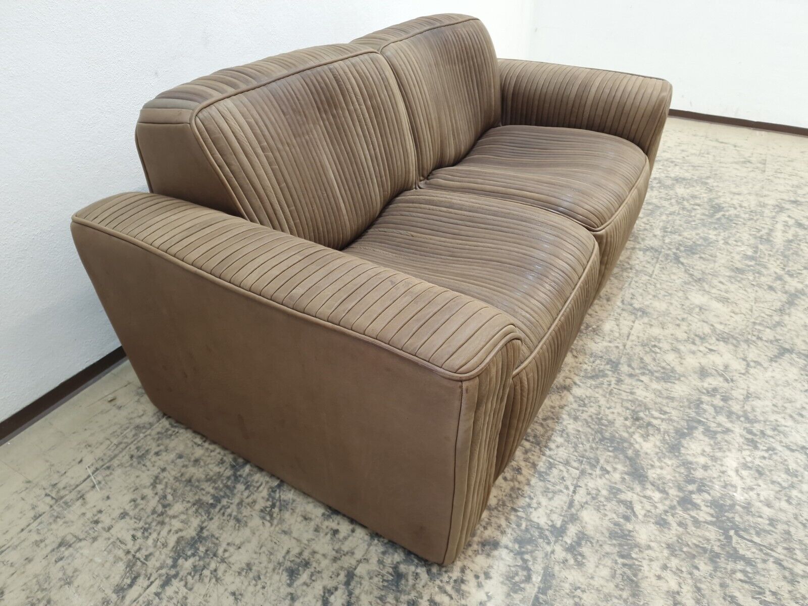 De Sede Ernst Lüthy Zweisitzer Selten Designersofa Sessel Ledersofa SOFA Leder-De Sede-JSFurniture