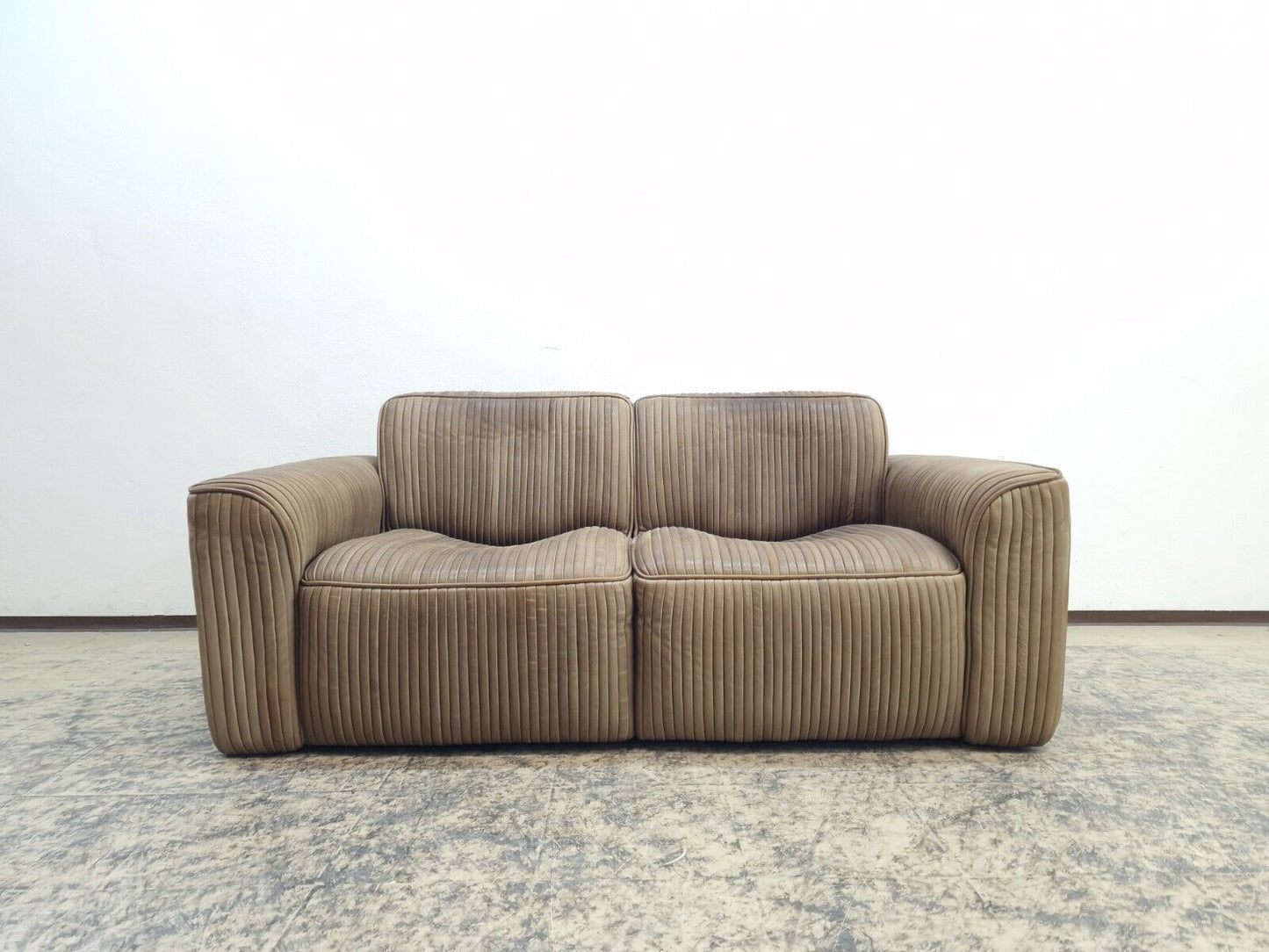 De Sede Ernst Lüthy Zweisitzer Selten Designersofa Sessel Ledersofa SOFA Leder-De Sede-JSFurniture