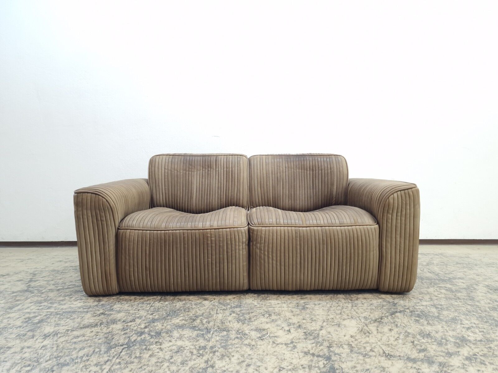 De Sede Ernst Lüthy Zweisitzer Selten Designersofa Sessel Ledersofa SOFA Leder-De Sede-JSFurniture