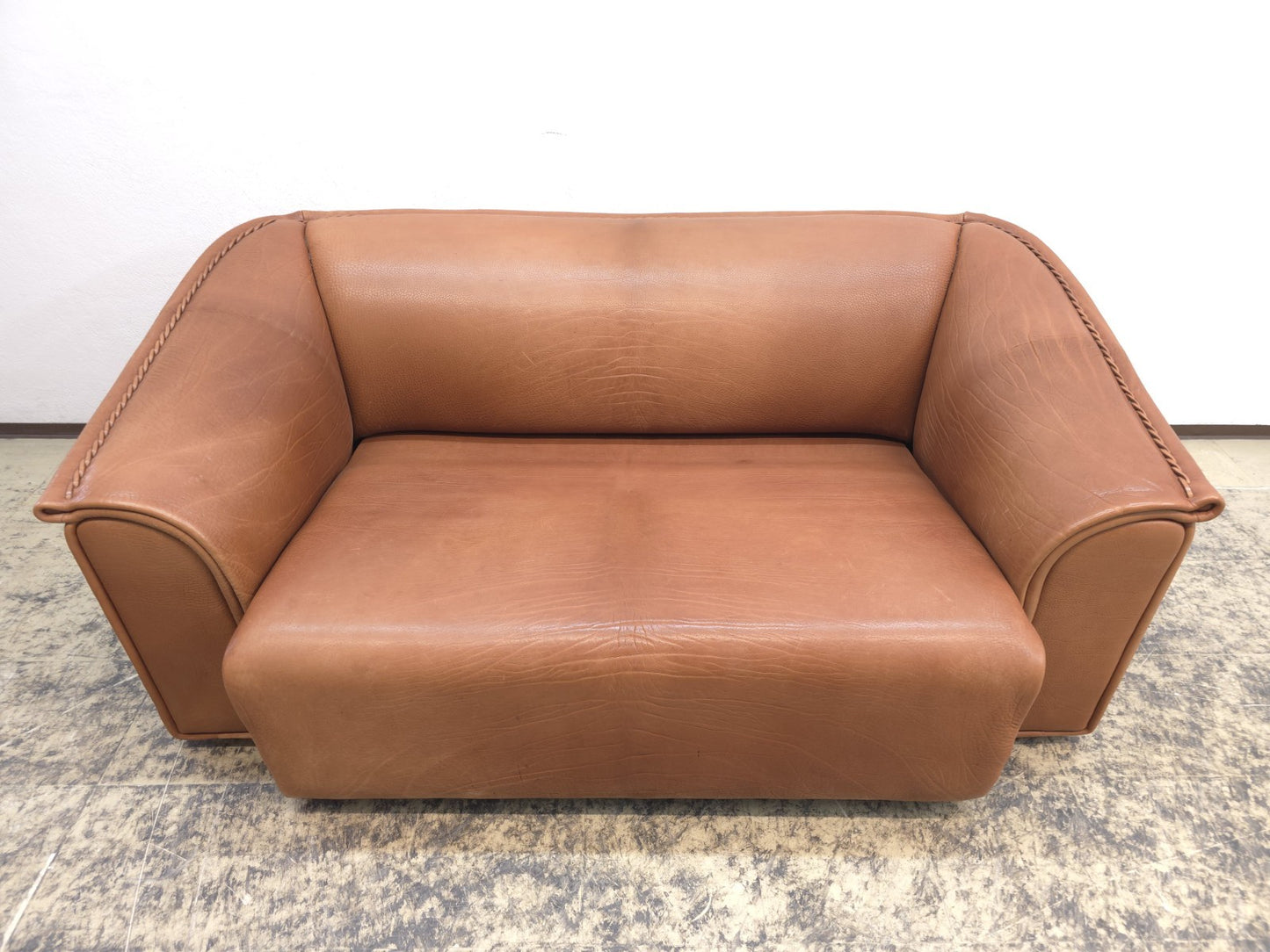 De Sede Leder Sofa – Ernst Lüthy, 70er Vintage-De Sede-JSFurniture
