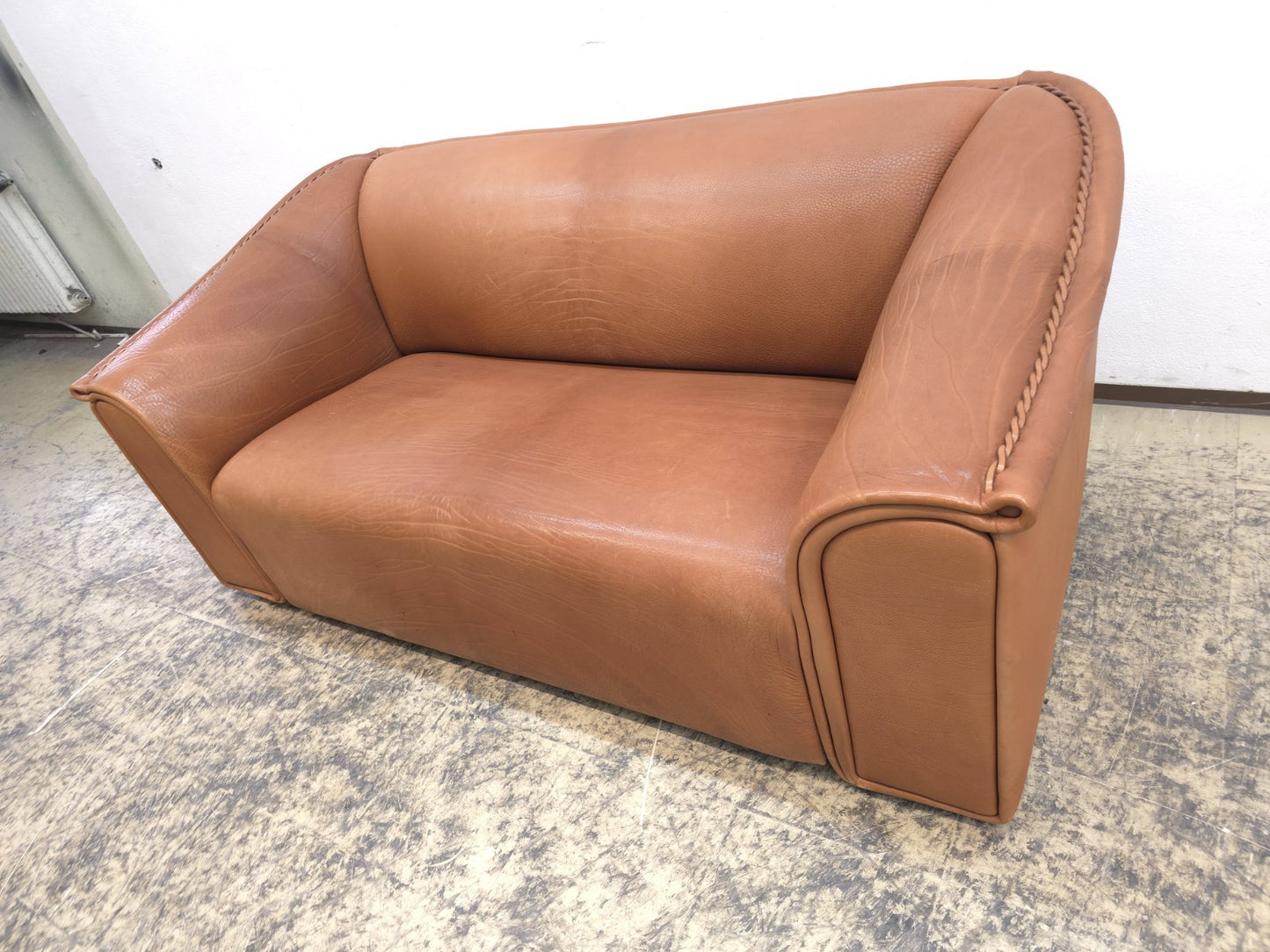 De Sede Leder Sofa – Ernst Lüthy, 70er Vintage-De Sede-JSFurniture