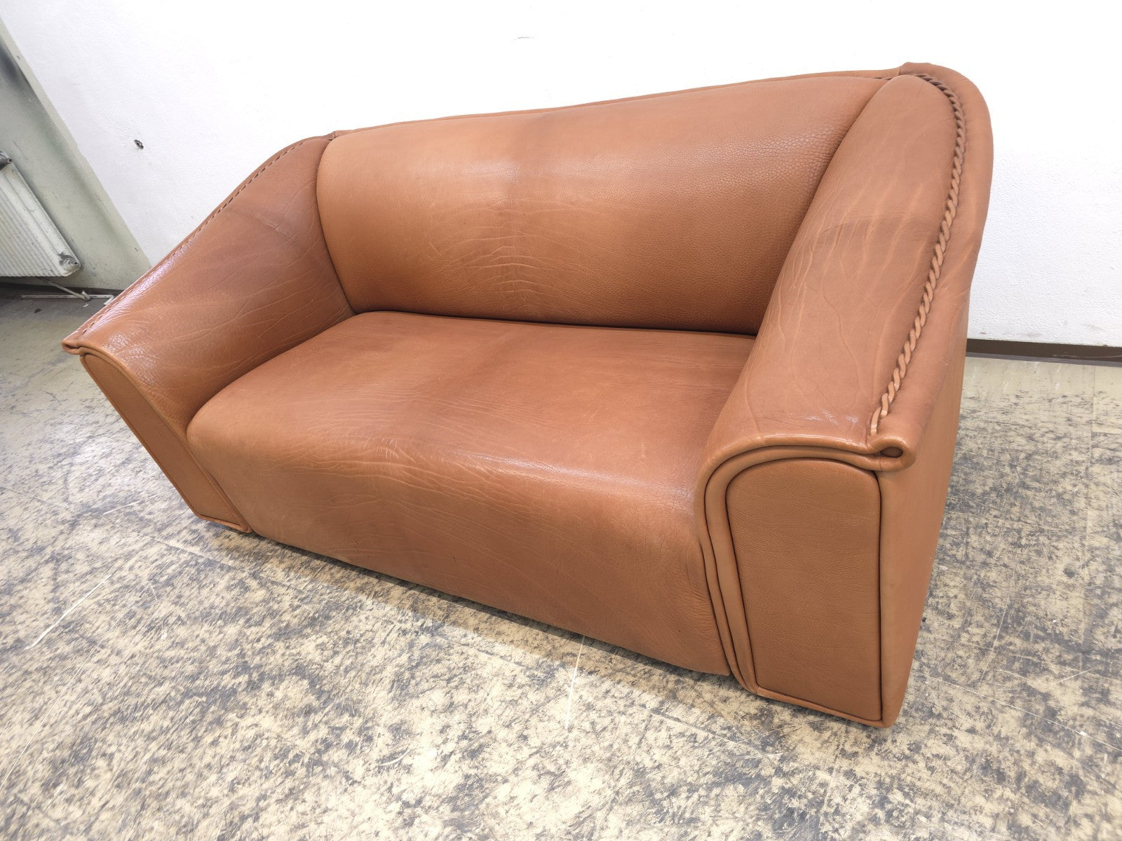 De Sede Leder Sofa – Ernst Lüthy, 70er Vintage-De Sede-JSFurniture