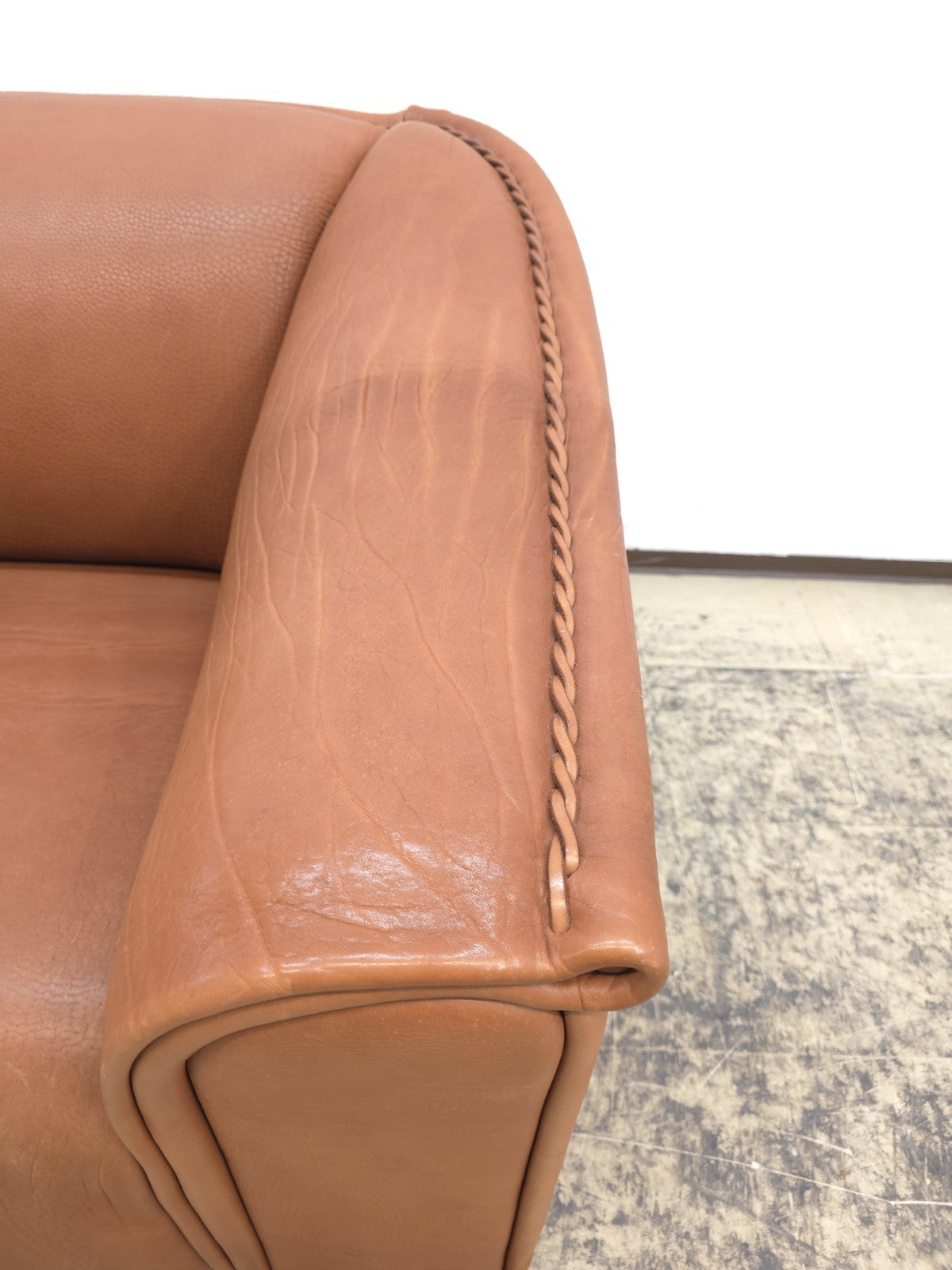 De Sede Leder Sofa – Ernst Lüthy, 70er Vintage-De Sede-JSFurniture