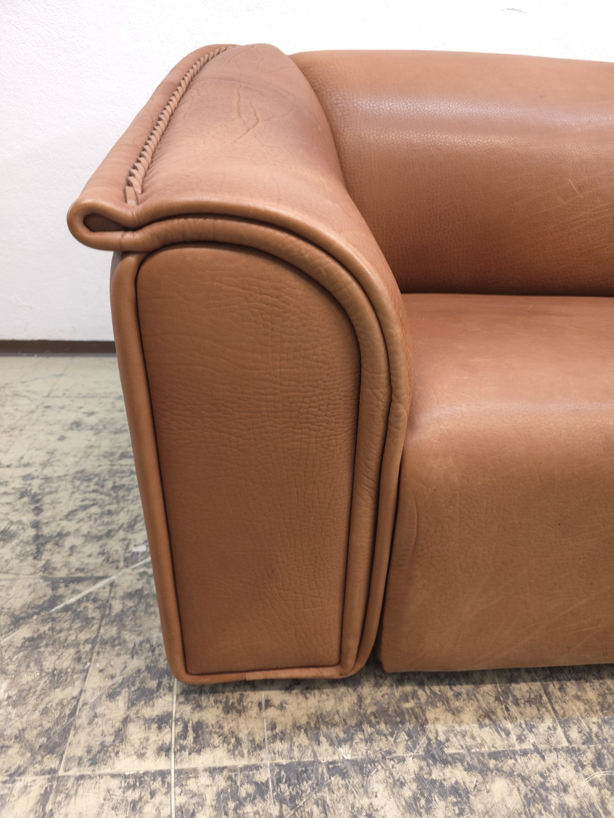 De Sede Leder Sofa – Ernst Lüthy, 70er Vintage-De Sede-JSFurniture
