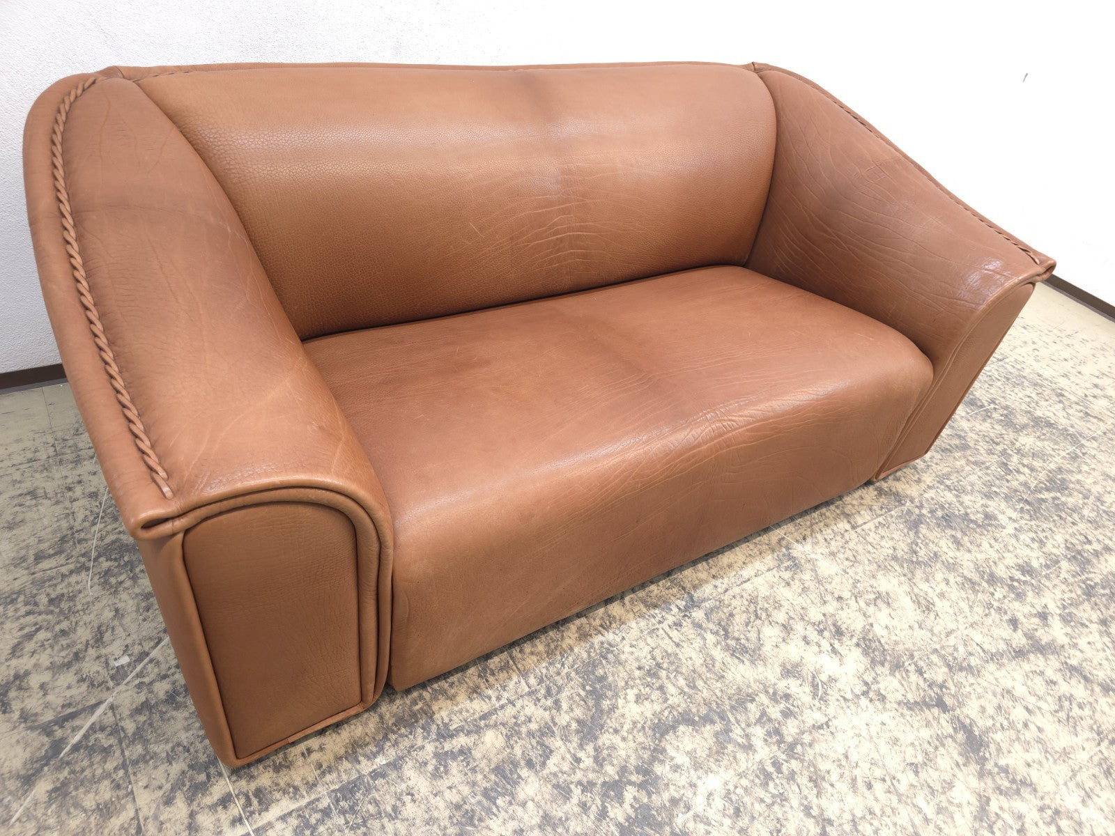 De Sede Leder Sofa – Ernst Lüthy, 70er Vintage-De Sede-JSFurniture