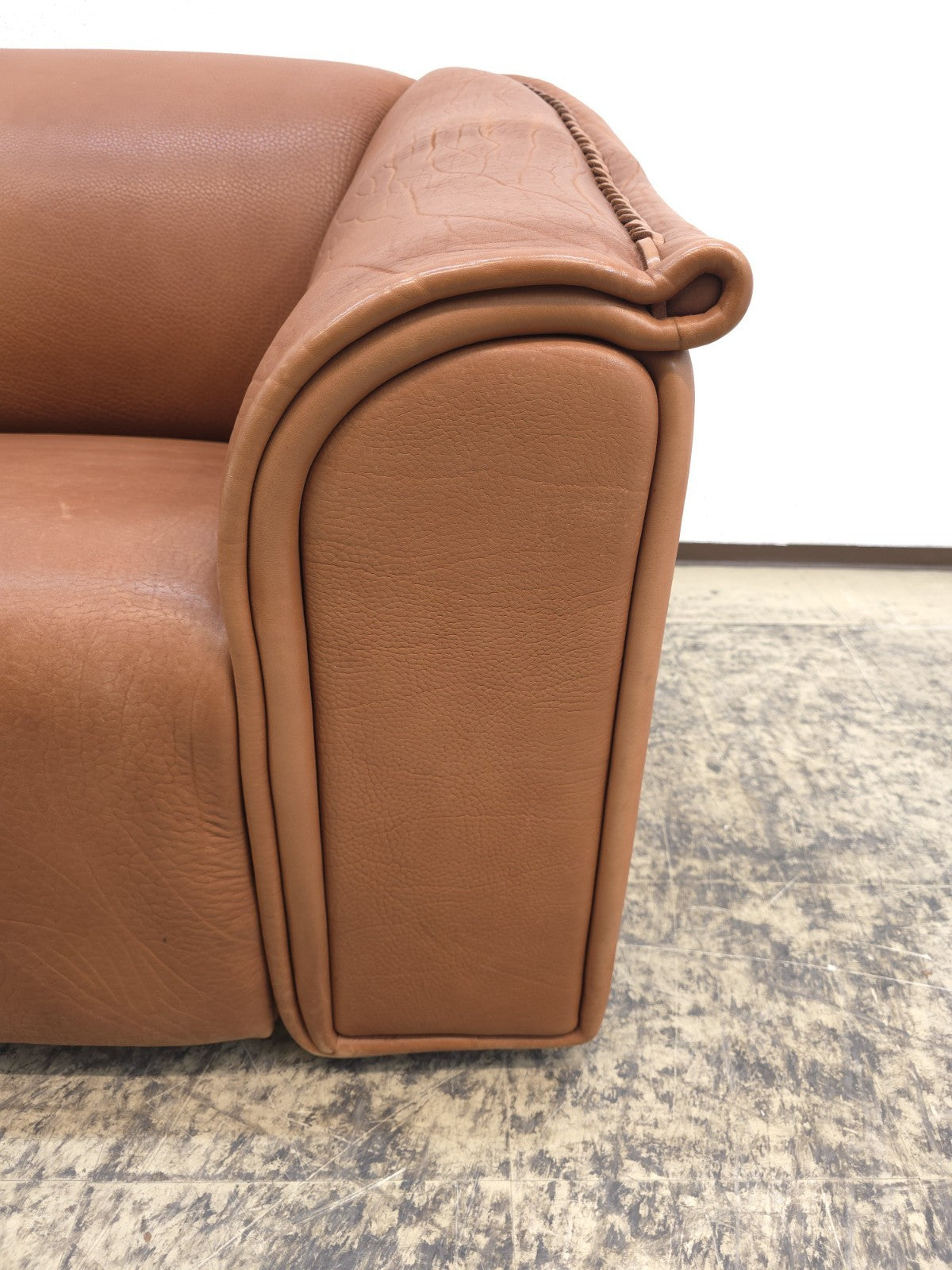 De Sede Leder Sofa – Ernst Lüthy, 70er Vintage-De Sede-JSFurniture