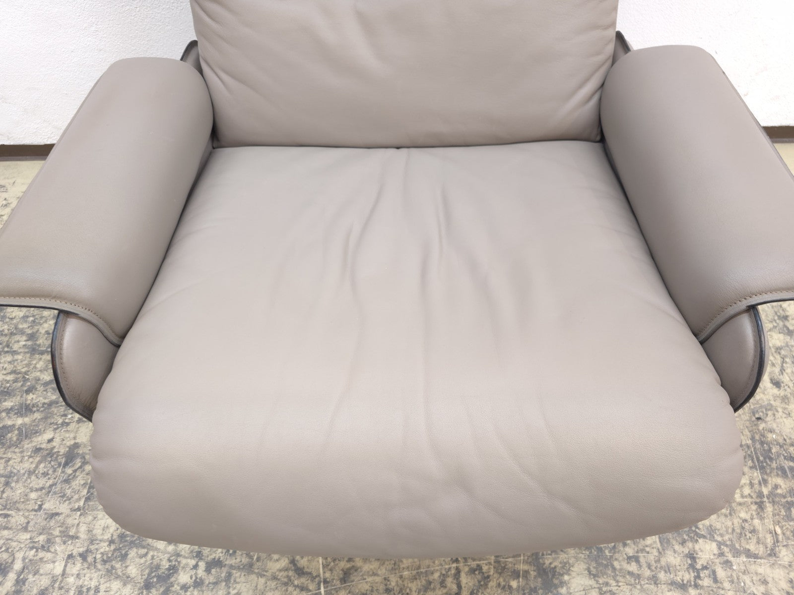 De Sede Sessel Designersessel 1970er Ledersessel Chair Relaxsessel grau-De Sede-JSFurniture