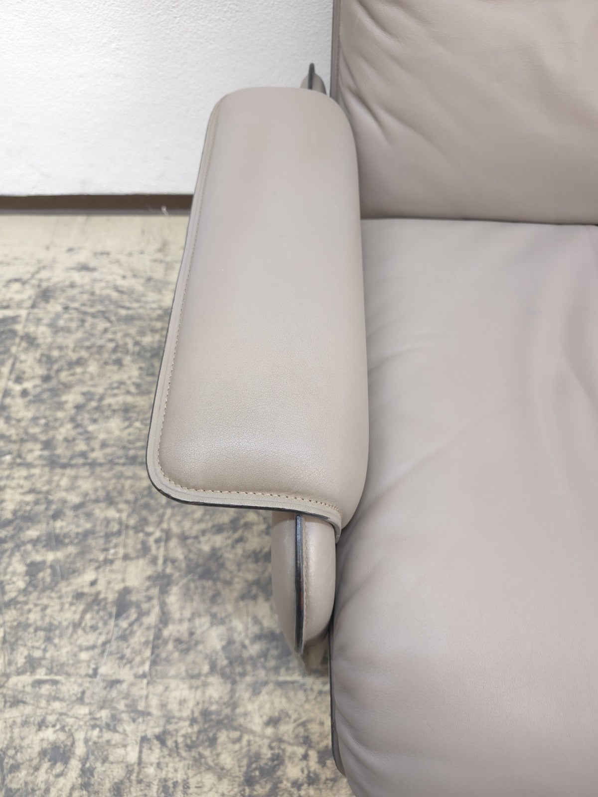 De Sede Sessel Designersessel 1970er Ledersessel Chair Relaxsessel grau-De Sede-JSFurniture
