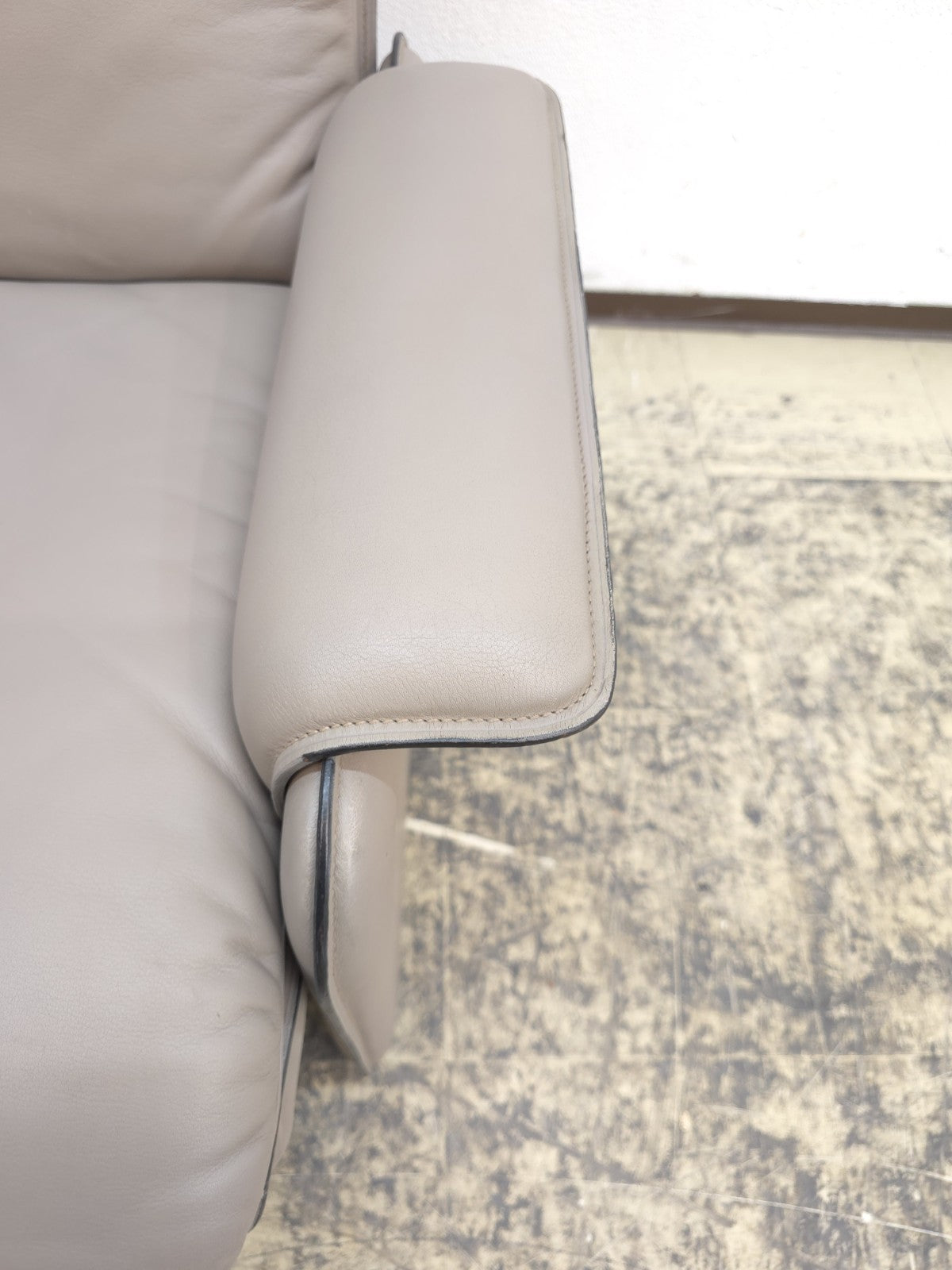 De Sede Sessel Designersessel 1970er Ledersessel Chair Relaxsessel grau-De Sede-JSFurniture