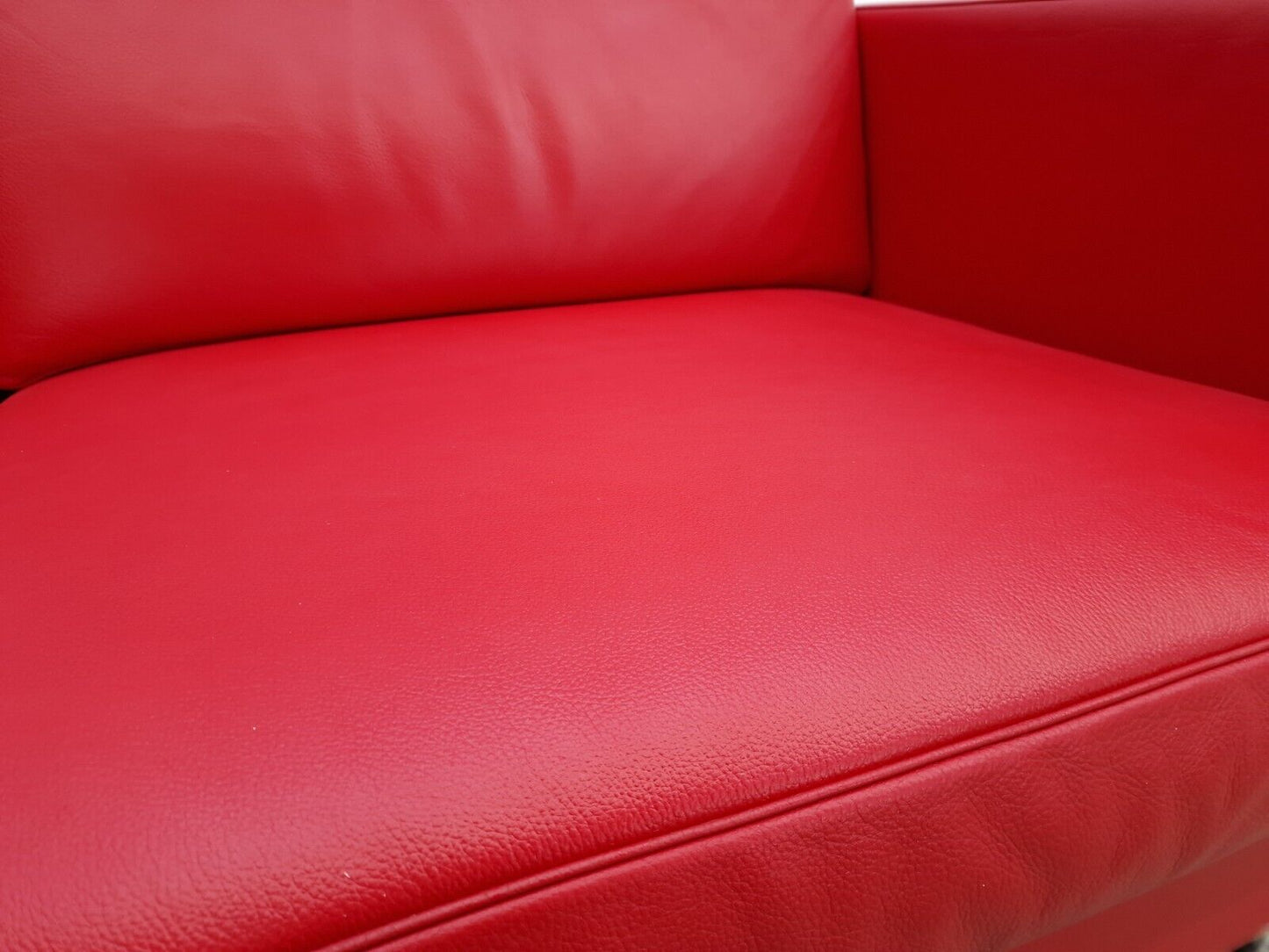 De Sede ds 118 rot Zweisitzer Designersofa Couch desede Fsm Wk Wohnen Sofa#0381-De Sede-JSFurniture