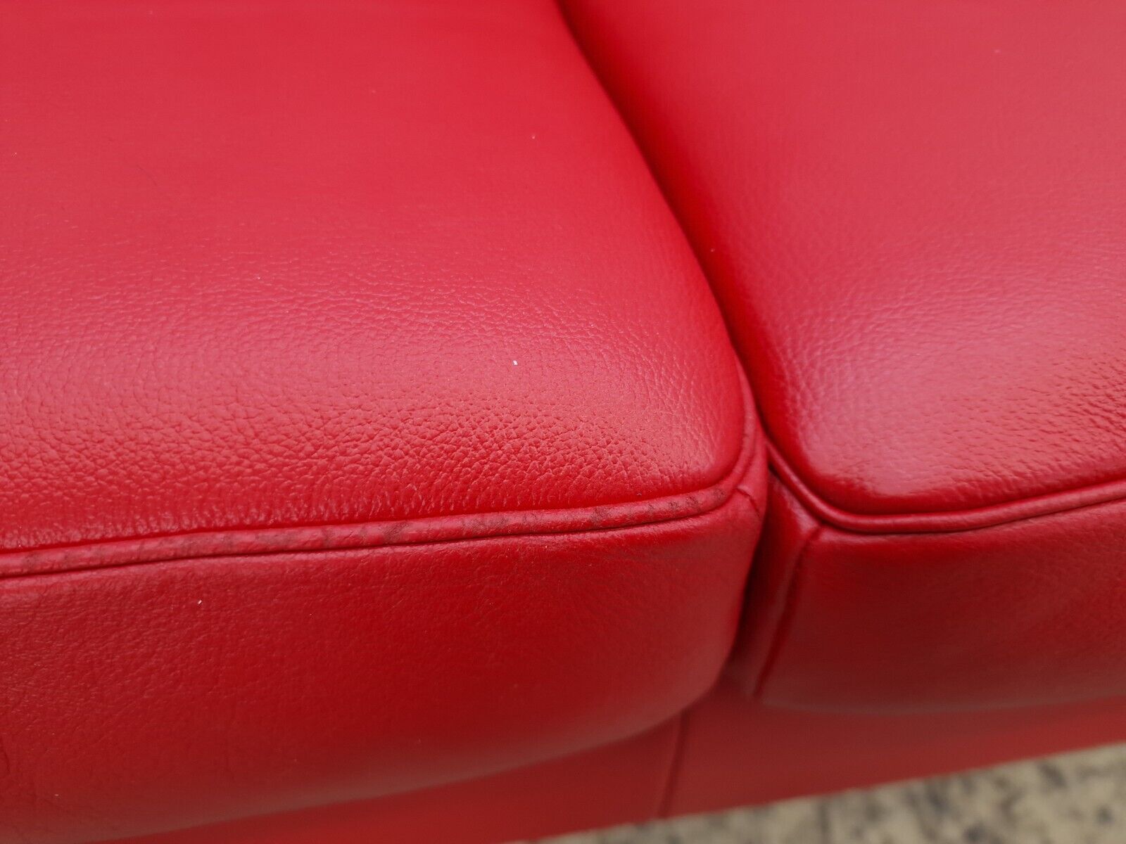 De Sede ds 118 rot Zweisitzer Designersofa Couch desede Fsm Wk Wohnen Sofa#0381-De Sede-JSFurniture