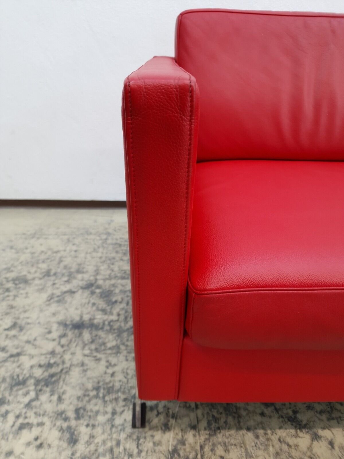De Sede ds 118 rot Zweisitzer Designersofa Couch desede Fsm Wk Wohnen Sofa#0381-De Sede-JSFurniture