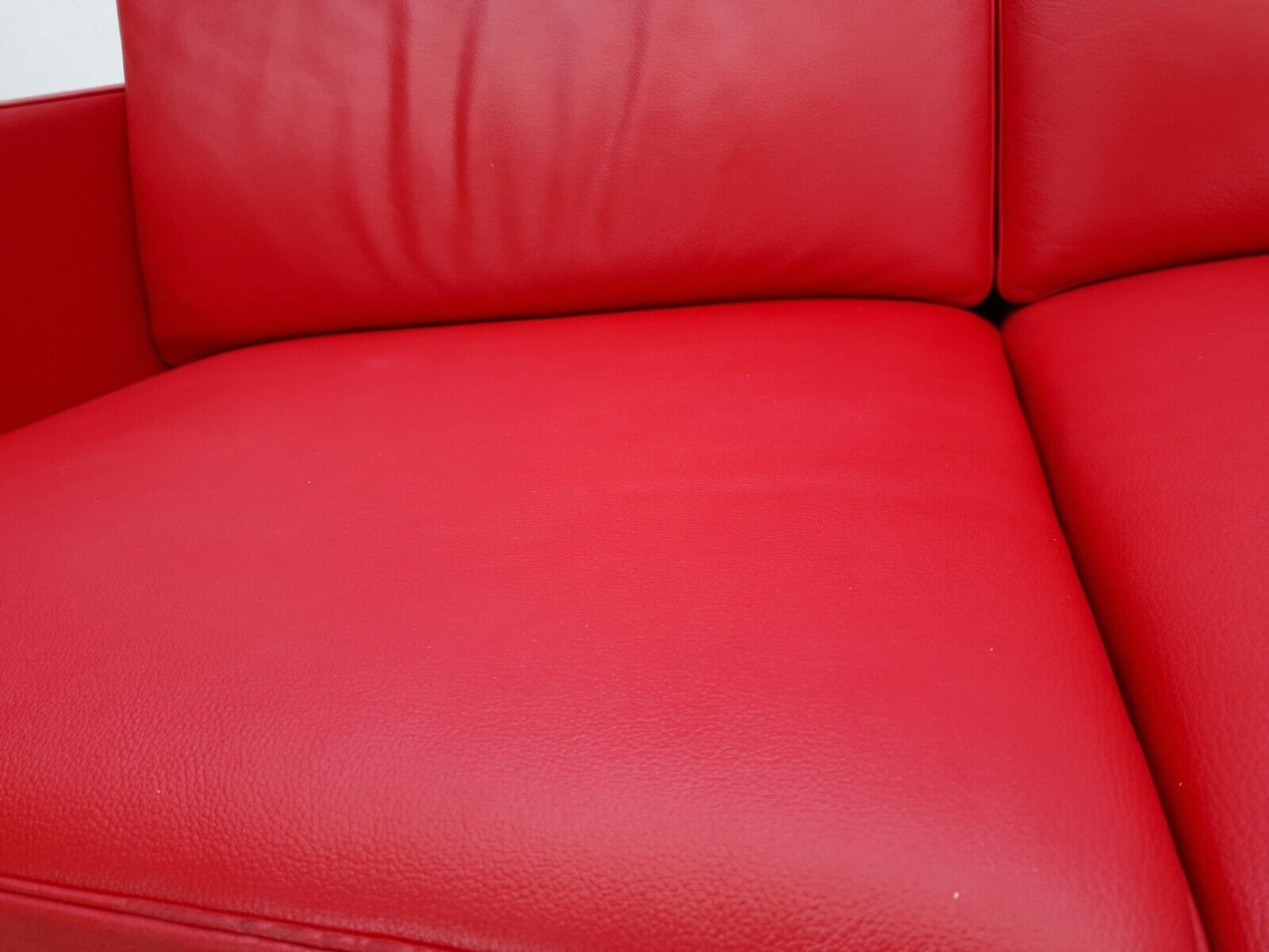 De Sede ds 118 rot Zweisitzer Designersofa Couch desede Fsm Wk Wohnen Sofa#0381-De Sede-JSFurniture