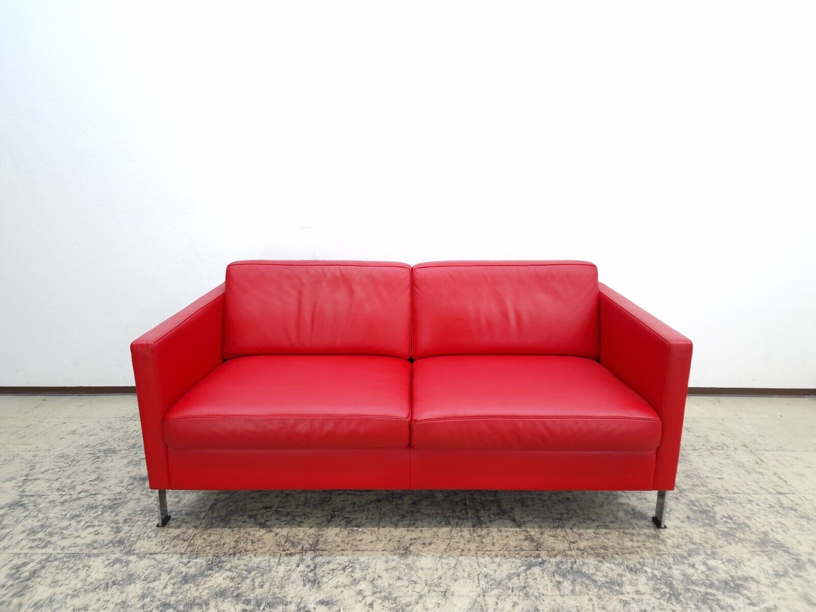 De Sede ds 118 rot Zweisitzer Designersofa Couch desede Fsm Wk Wohnen Sofa#0381-De Sede-JSFurniture