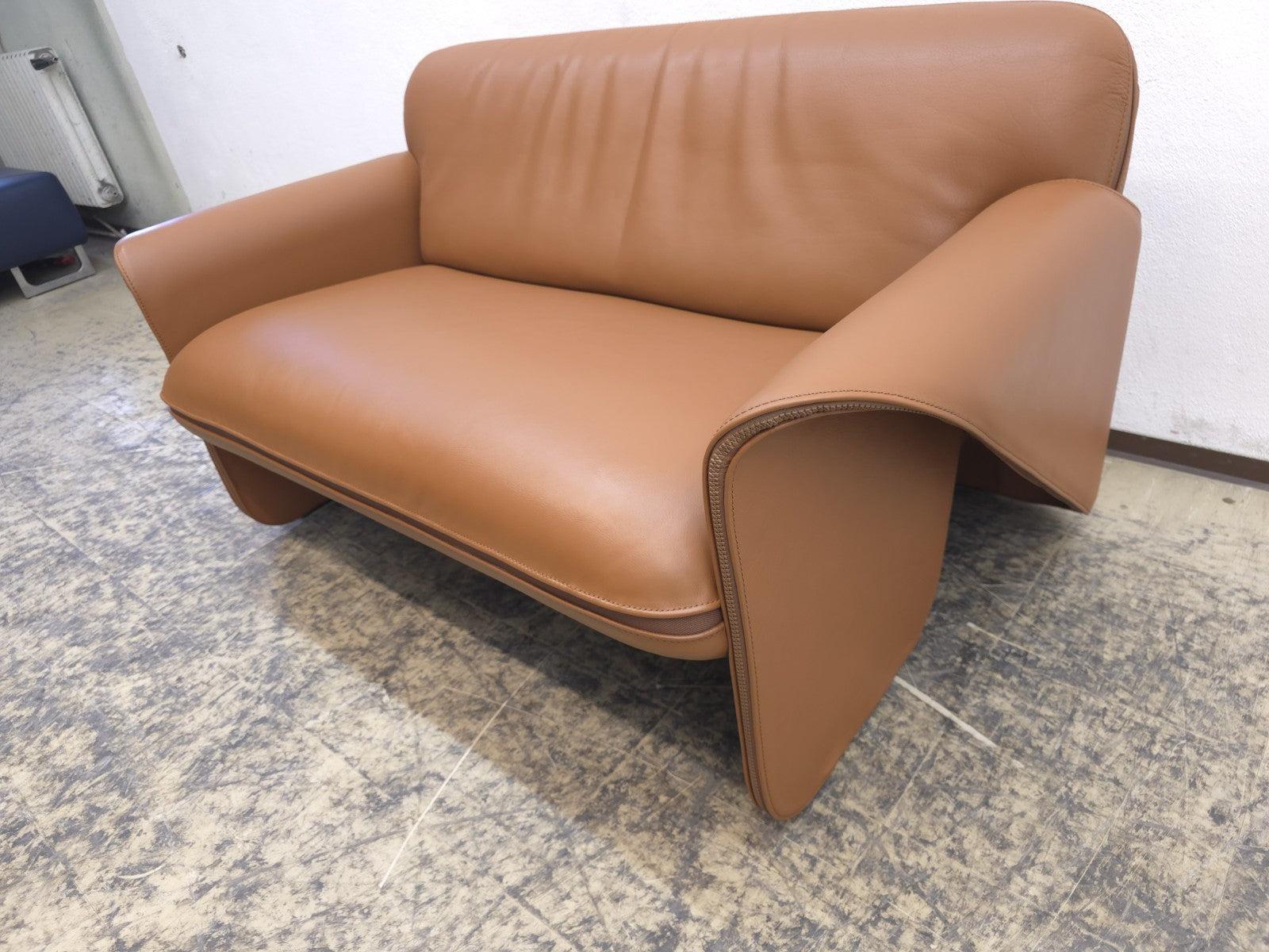 De Sede ds 125 Gerd Lange Designersofa Ledersofa Couch Sofa Zweisitzer-De Sede-JSFurniture