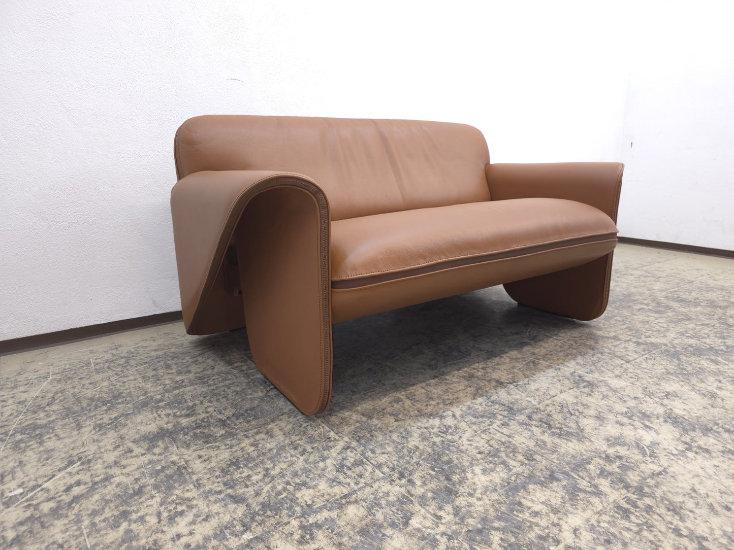 De Sede ds 125 Gerd Lange Designersofa Ledersofa Couch Sofa Zweisitzer-De Sede-JSFurniture