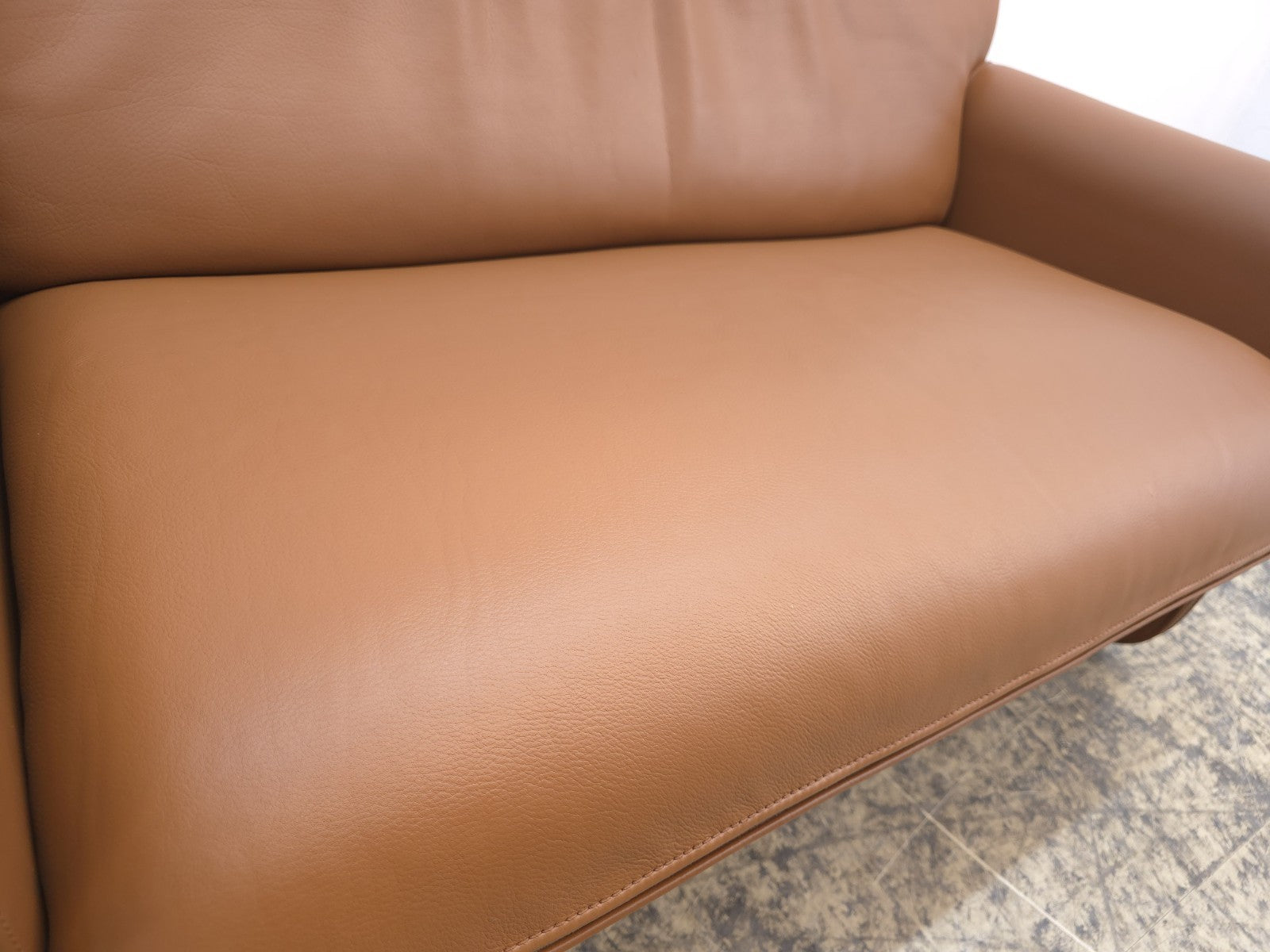 De Sede ds 125 Gerd Lange Designersofa Ledersofa Couch Sofa Zweisitzer-De Sede-JSFurniture