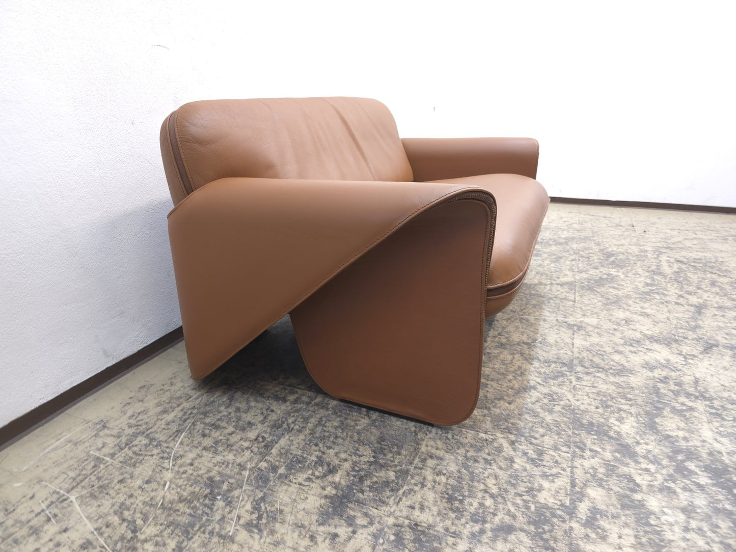 De Sede ds 125 Gerd Lange Designersofa Ledersofa Couch Sofa Zweisitzer-De Sede-JSFurniture