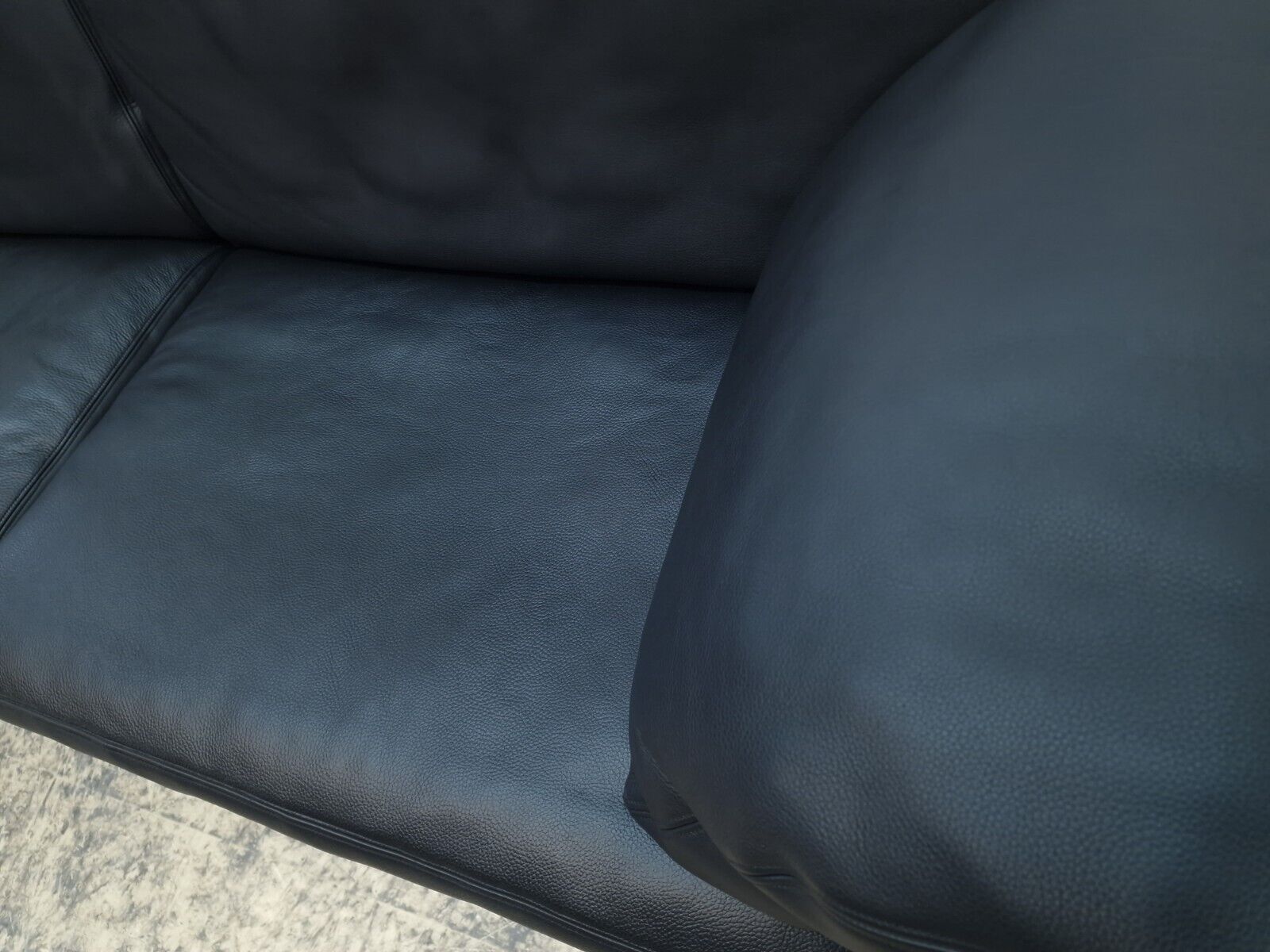 De Sede ds 17 Desede Couch Dreisitzer Designersofa Echtledersofa Sitzbank black-De Sede-JSFurniture