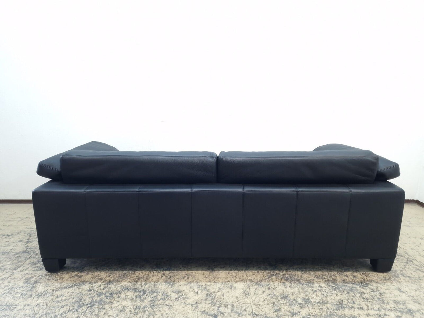 De Sede ds 17 Desede Couch Dreisitzer Designersofa Echtledersofa Sitzbank black-De Sede-JSFurniture
