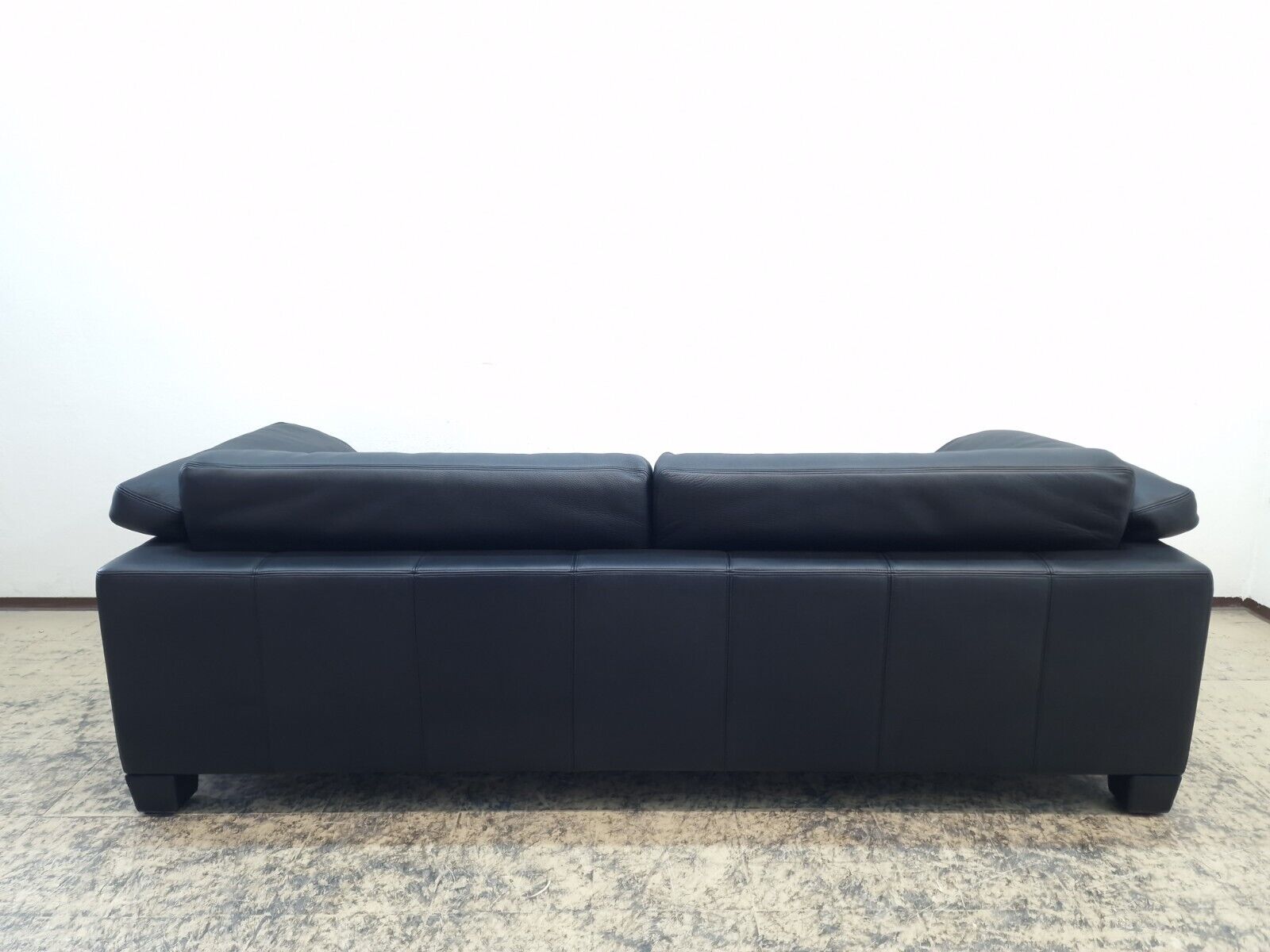 De Sede ds 17 Desede Couch Dreisitzer Designersofa Echtledersofa Sitzbank black-De Sede-JSFurniture