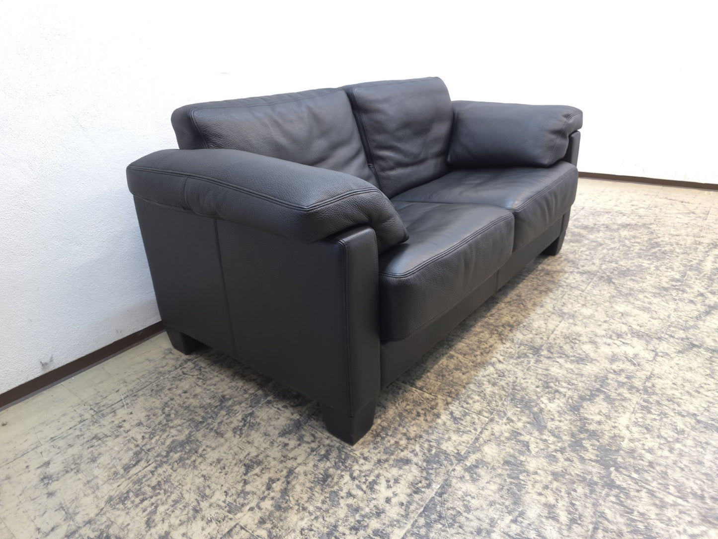 De Sede ds 17 Designersofa Ledersofa schwarz wk wohnen desede Zweisitzer-De Sede-JSFurniture