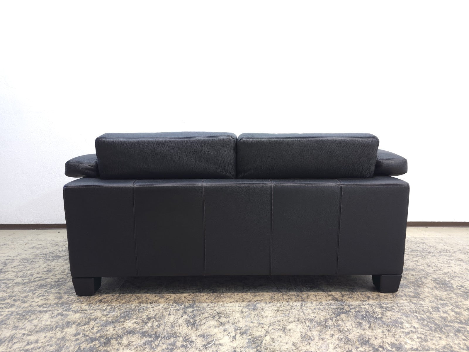 De Sede ds 17 Designersofa Ledersofa schwarz wk wohnen desede Zweisitzer-De Sede-JSFurniture