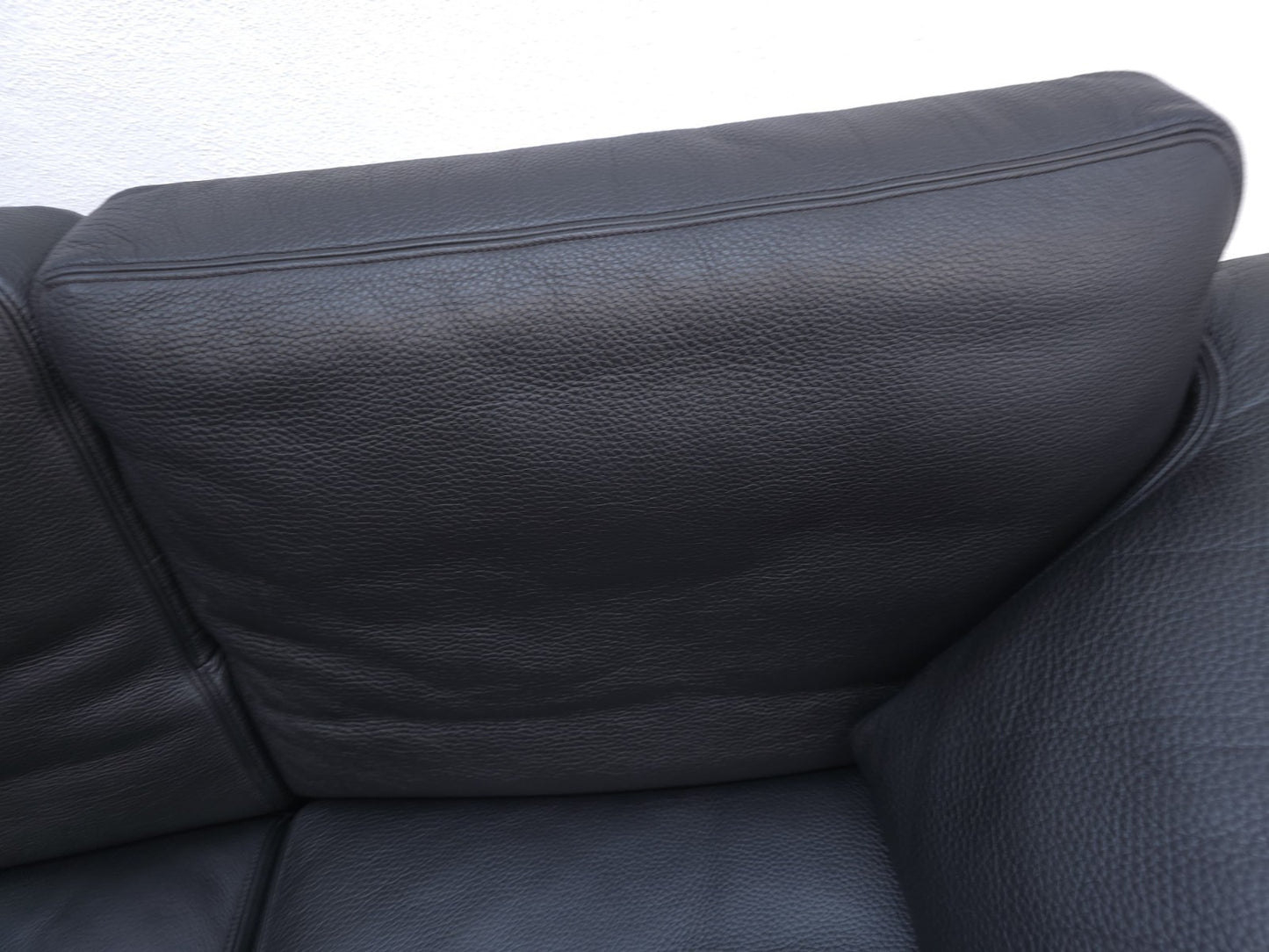 De Sede ds 17 Designersofa Ledersofa schwarz wk wohnen desede Zweisitzer-De Sede-JSFurniture