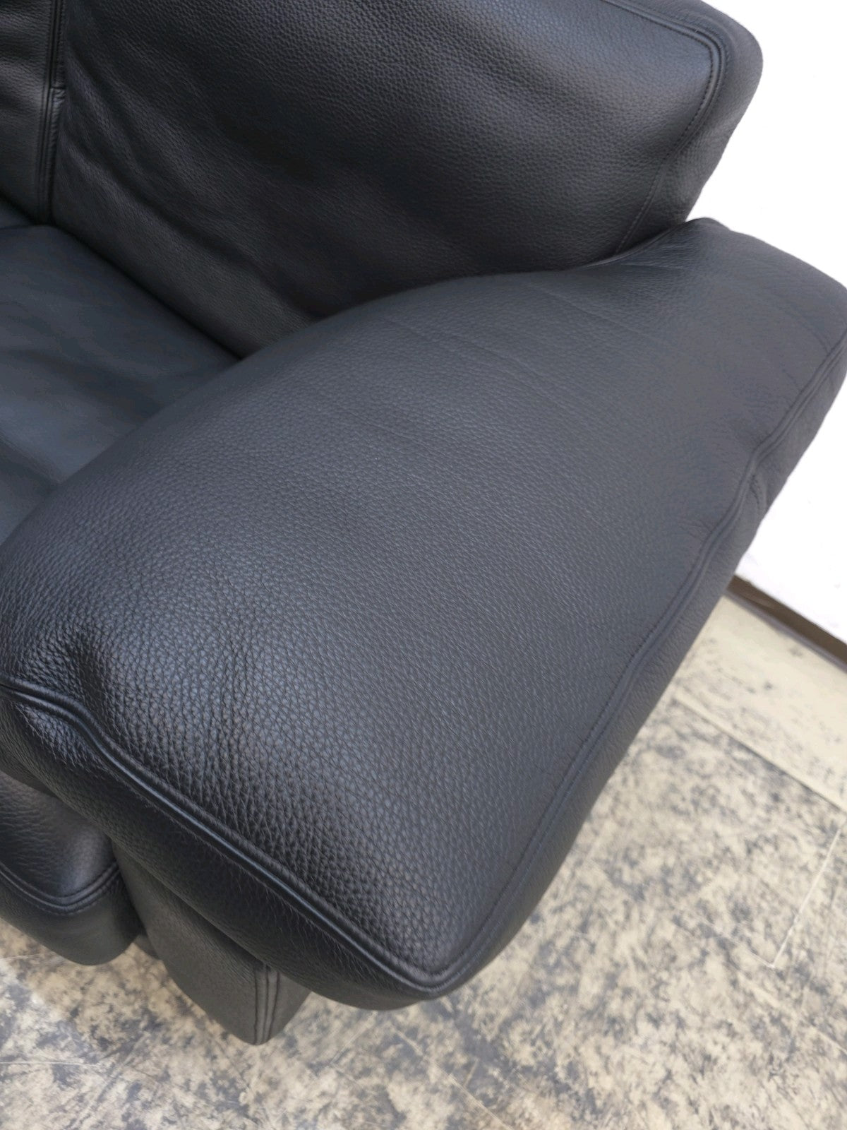 De Sede ds 17 Designersofa Ledersofa schwarz wk wohnen desede Zweisitzer-De Sede-JSFurniture