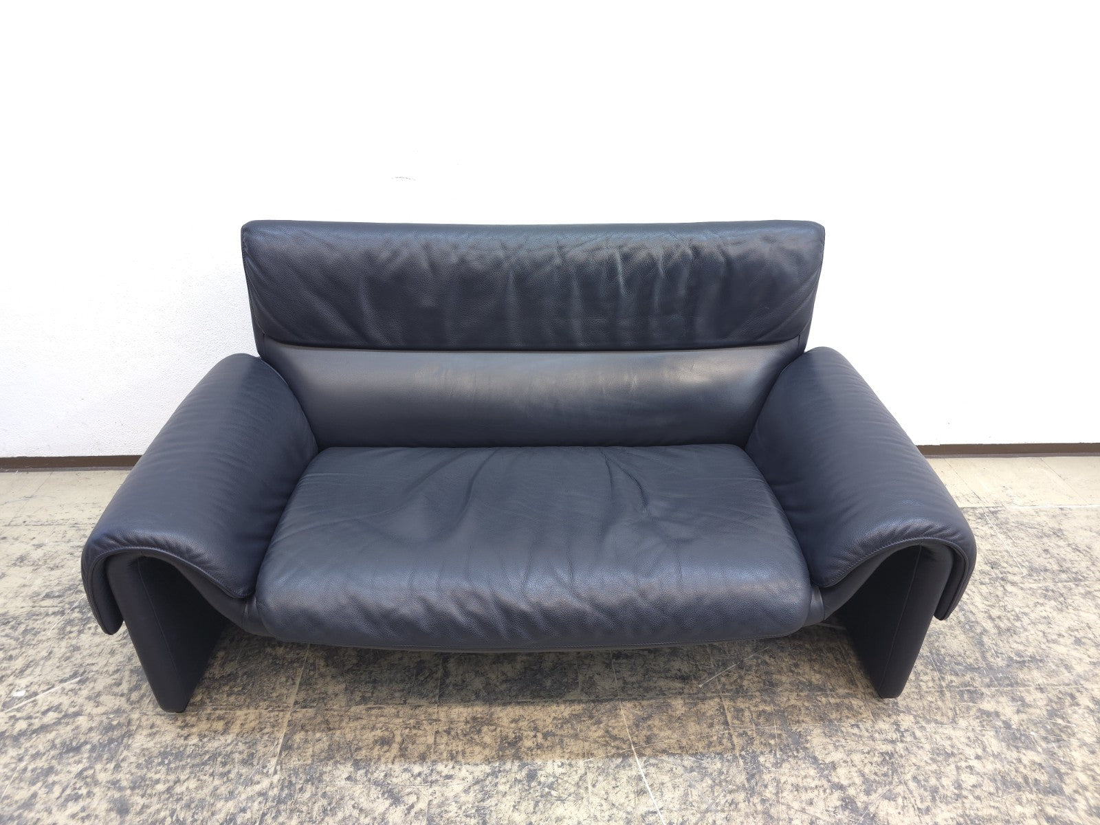 De Sede ds 2011 Designersofa Couch Zweisitzer blau-De Sede-JSFurniture