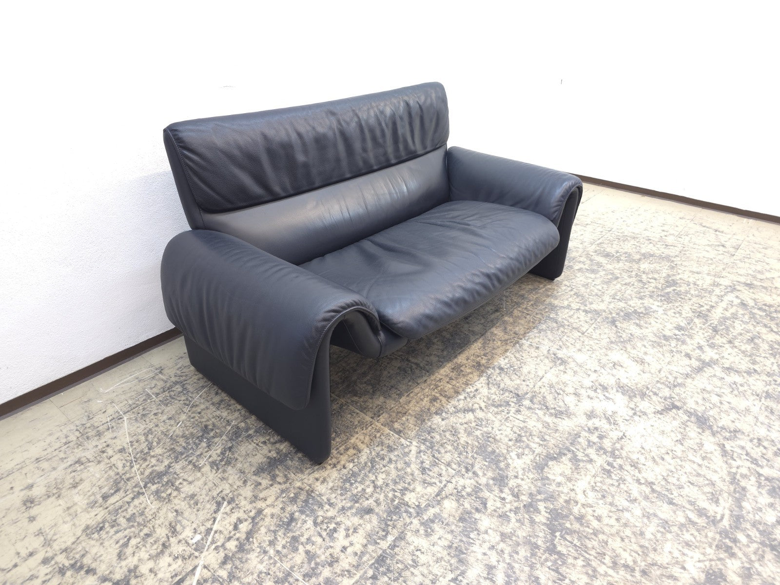 De Sede ds 2011 Designersofa Couch Zweisitzer blau-De Sede-JSFurniture