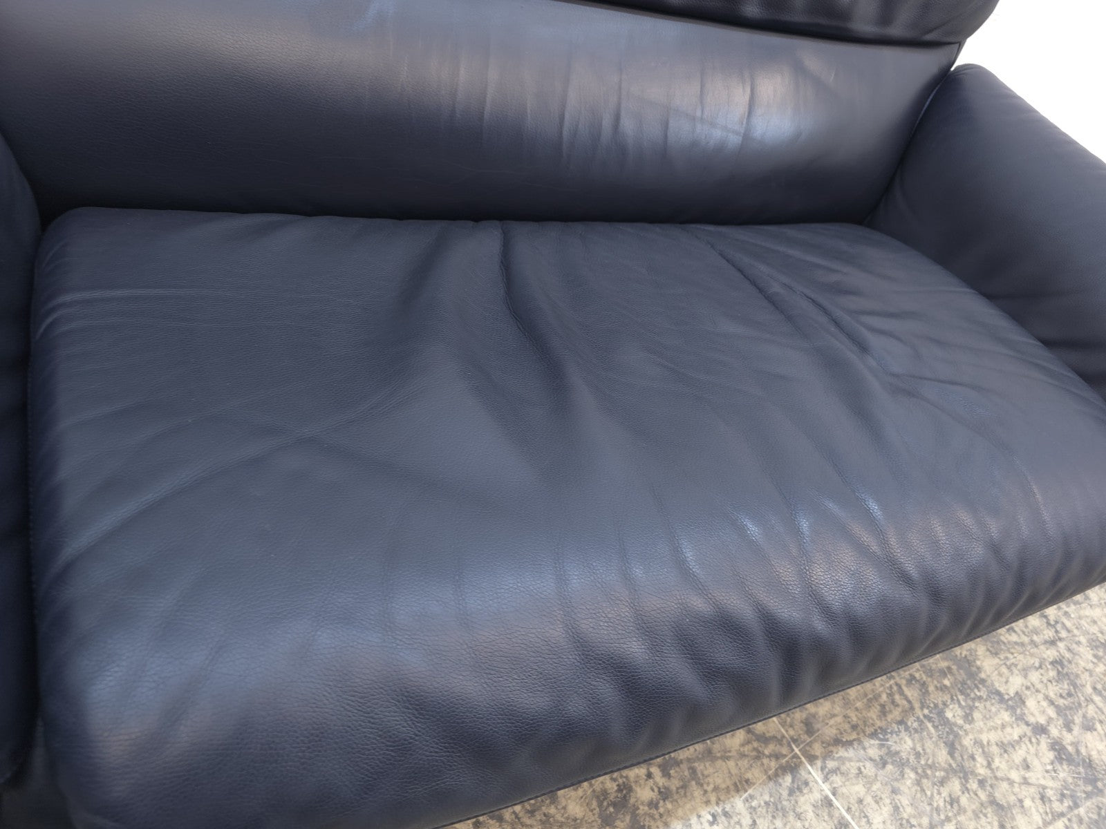 De Sede ds 2011 Designersofa Couch Zweisitzer blau-De Sede-JSFurniture