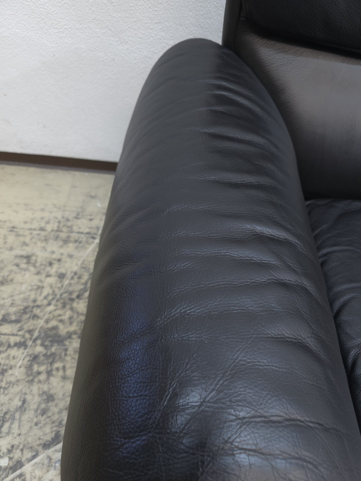 De Sede ds 2011 Designersofa Ledersofa Couch Desede Zweisitzer Schwarz-De Sede-JSFurniture