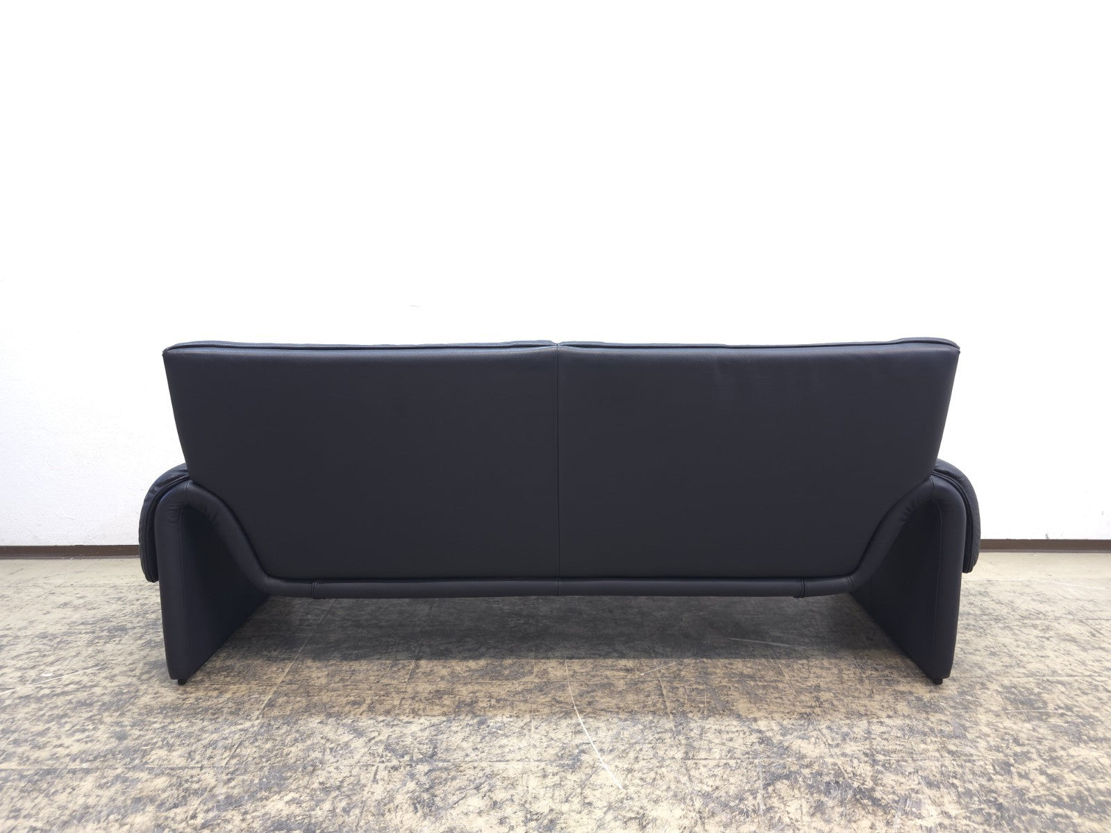 De Sede ds 2011 Designersofa Ledersofa Couch Desede Zweisitzer blau-De Sede-JSFurniture