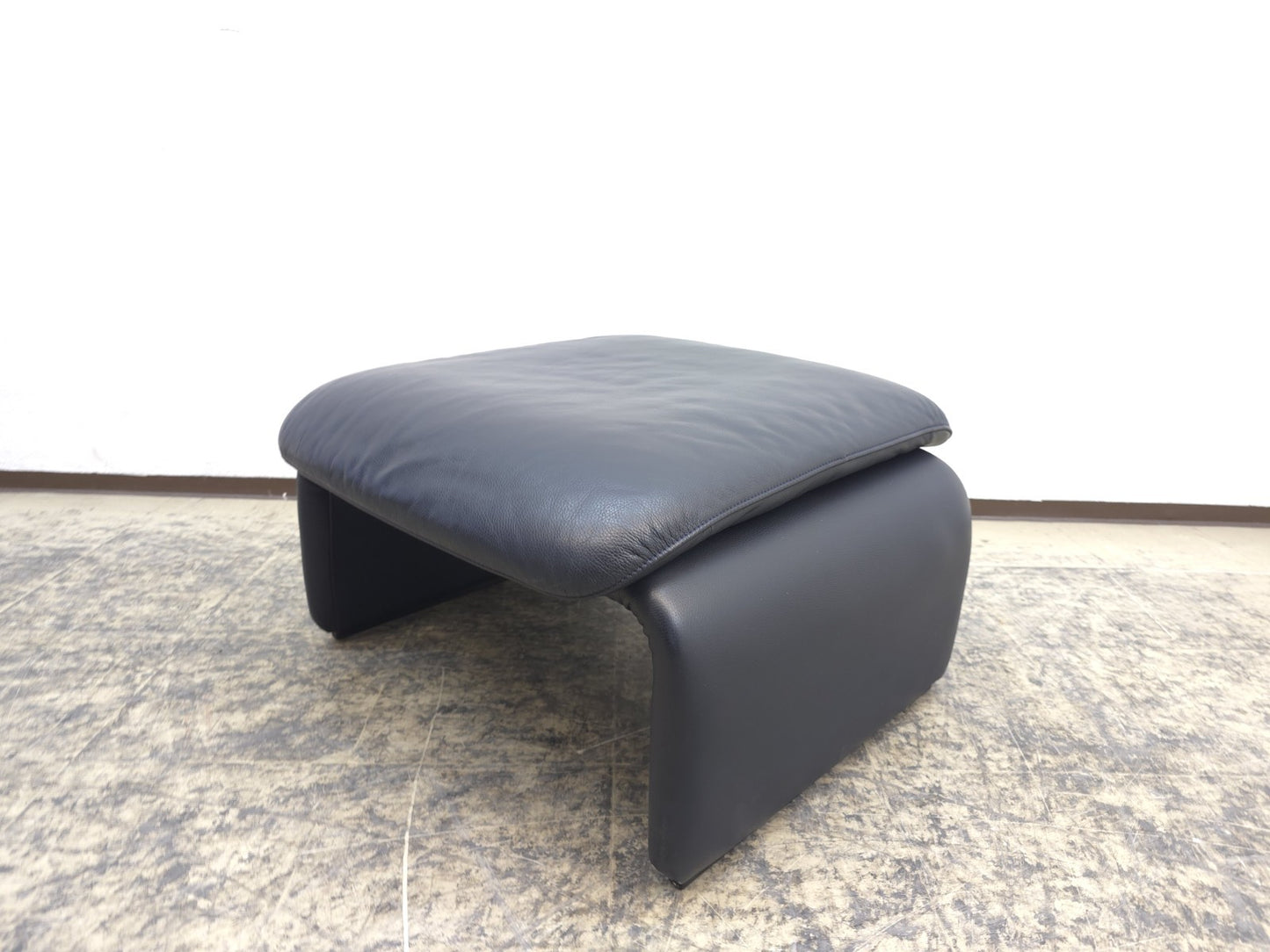 De Sede ds 2011 Garnitur Designersofa Ledersofa Couch Lederhocker desede blau-De Sede-JSFurniture