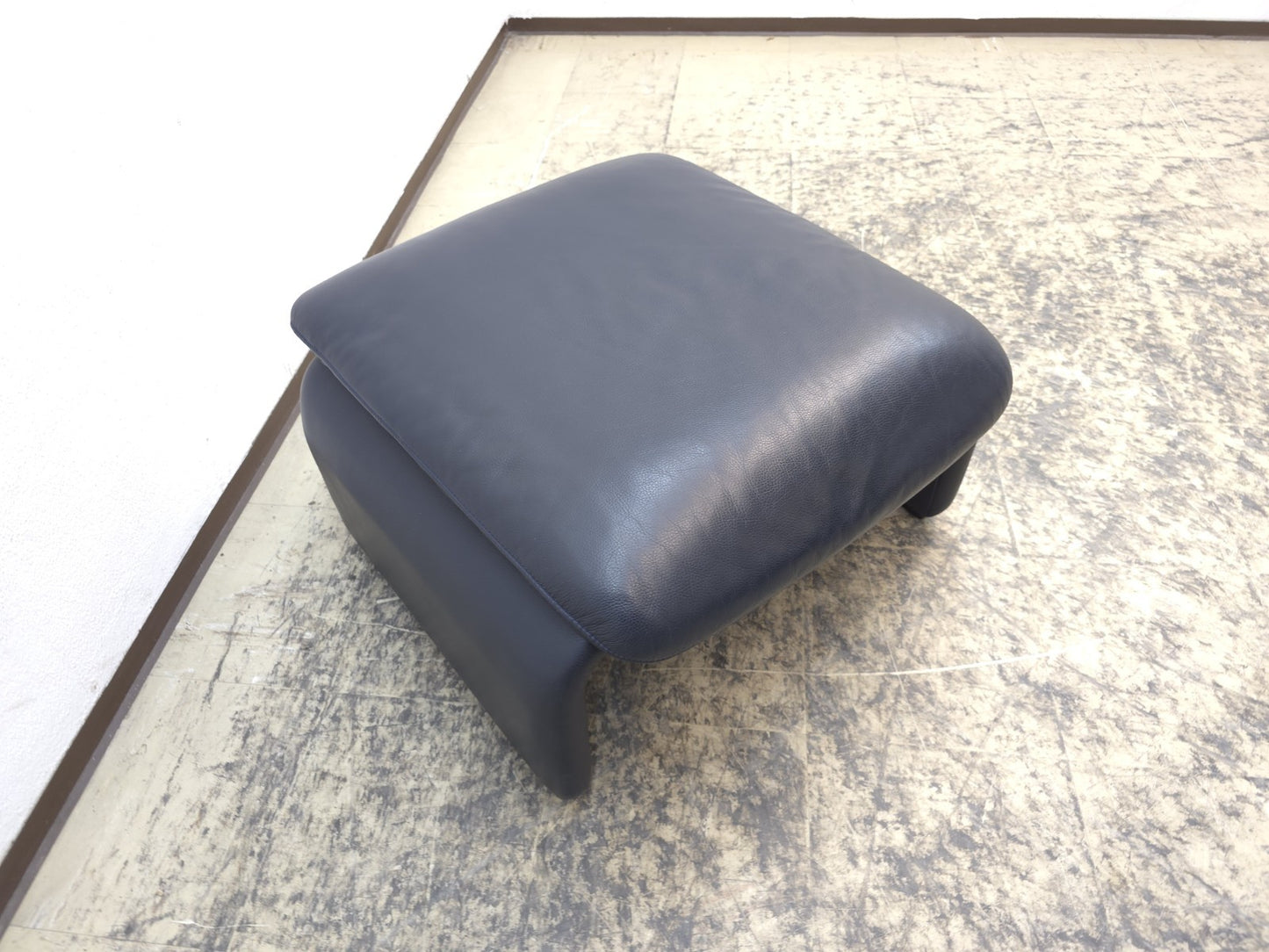 De Sede ds 2011 Garnitur Designersofa Ledersofa Couch Lederhocker desede blau-De Sede-JSFurniture