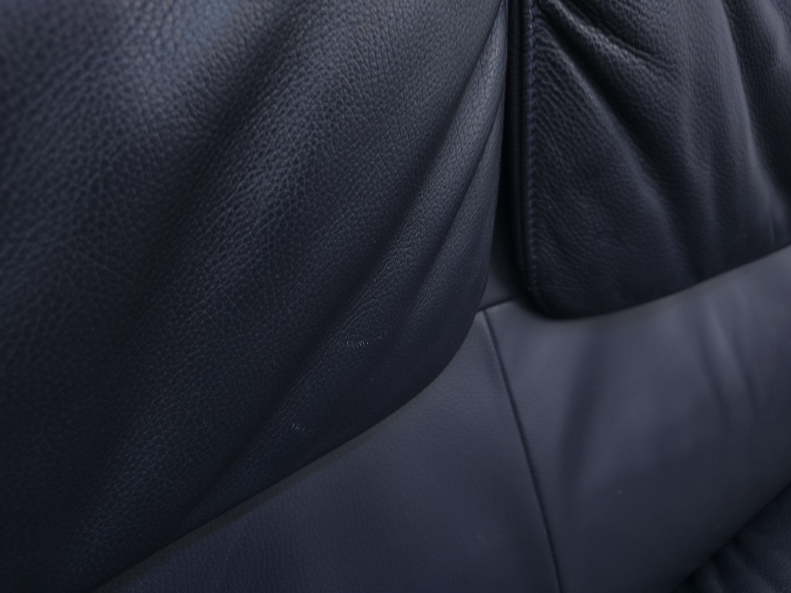 De Sede ds 2011 Garnitur Designersofa Ledersofa Couch Lederhocker desede blau-De Sede-JSFurniture