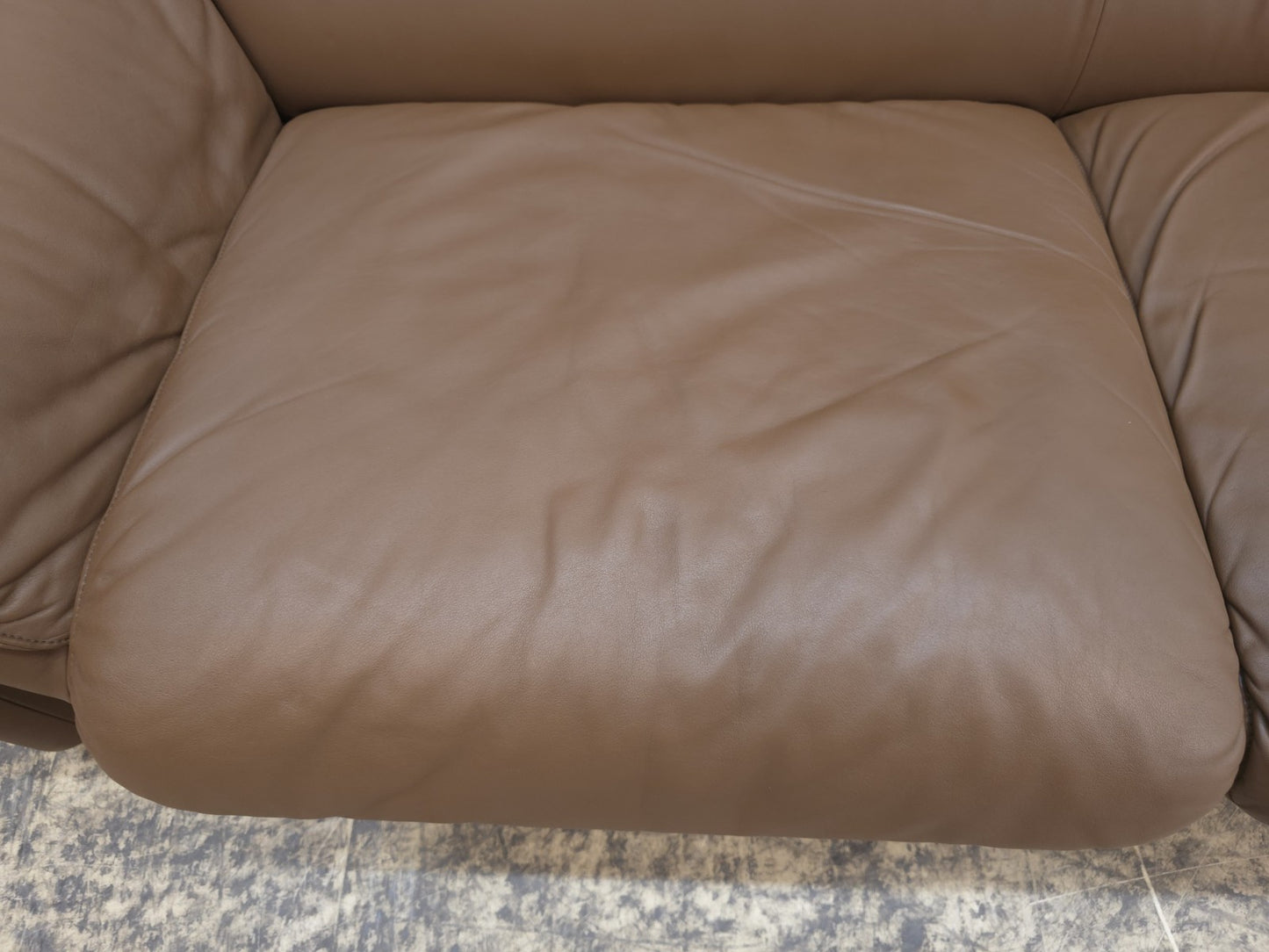 De Sede ds 2011 Zweisitzer Designersofa Ledersofa Couch Braun-De Sede-JSFurniture
