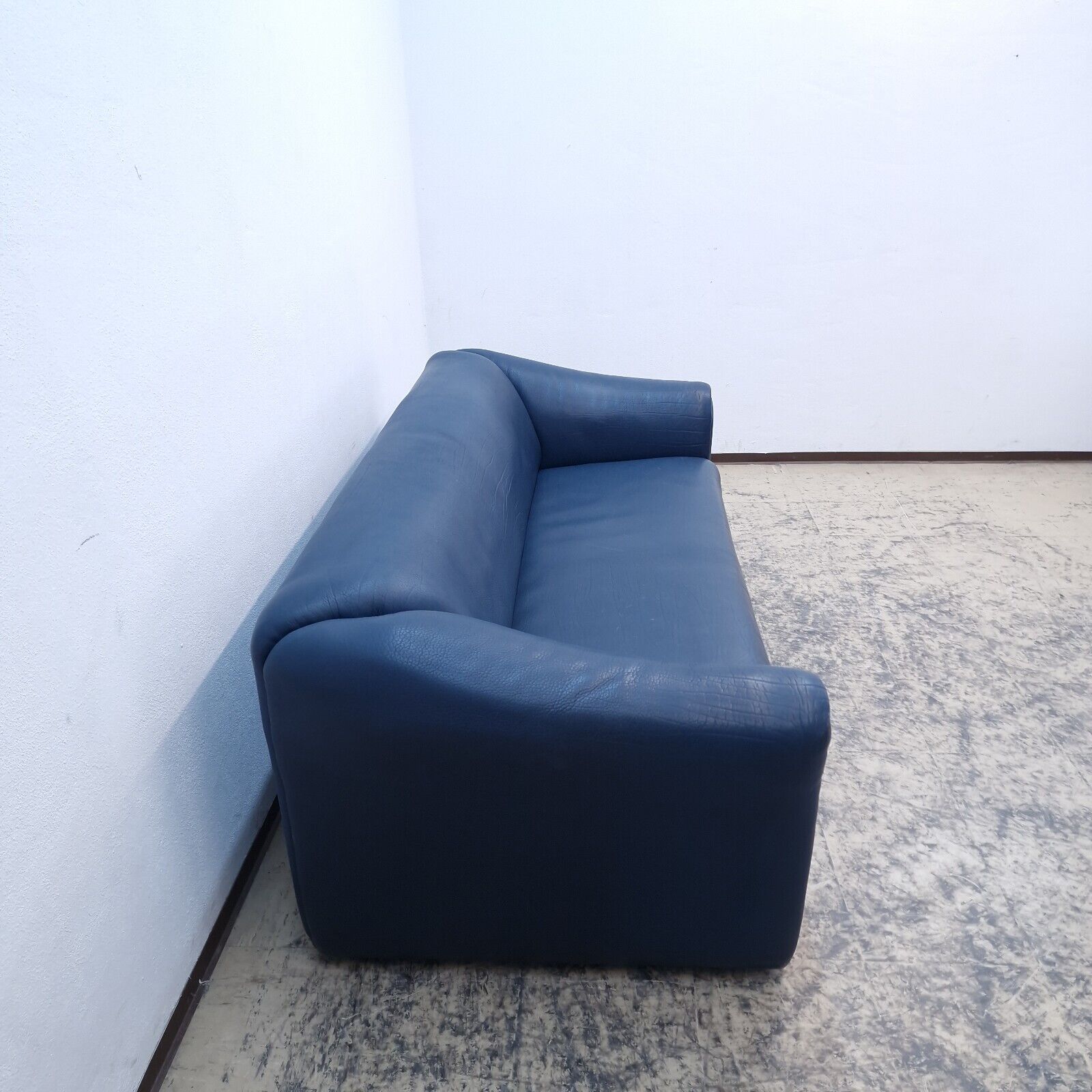 De Sede ds 47 Blau Designersofa Echtledersofa Echtledercouch desede #0063-De Sede-JSFurniture