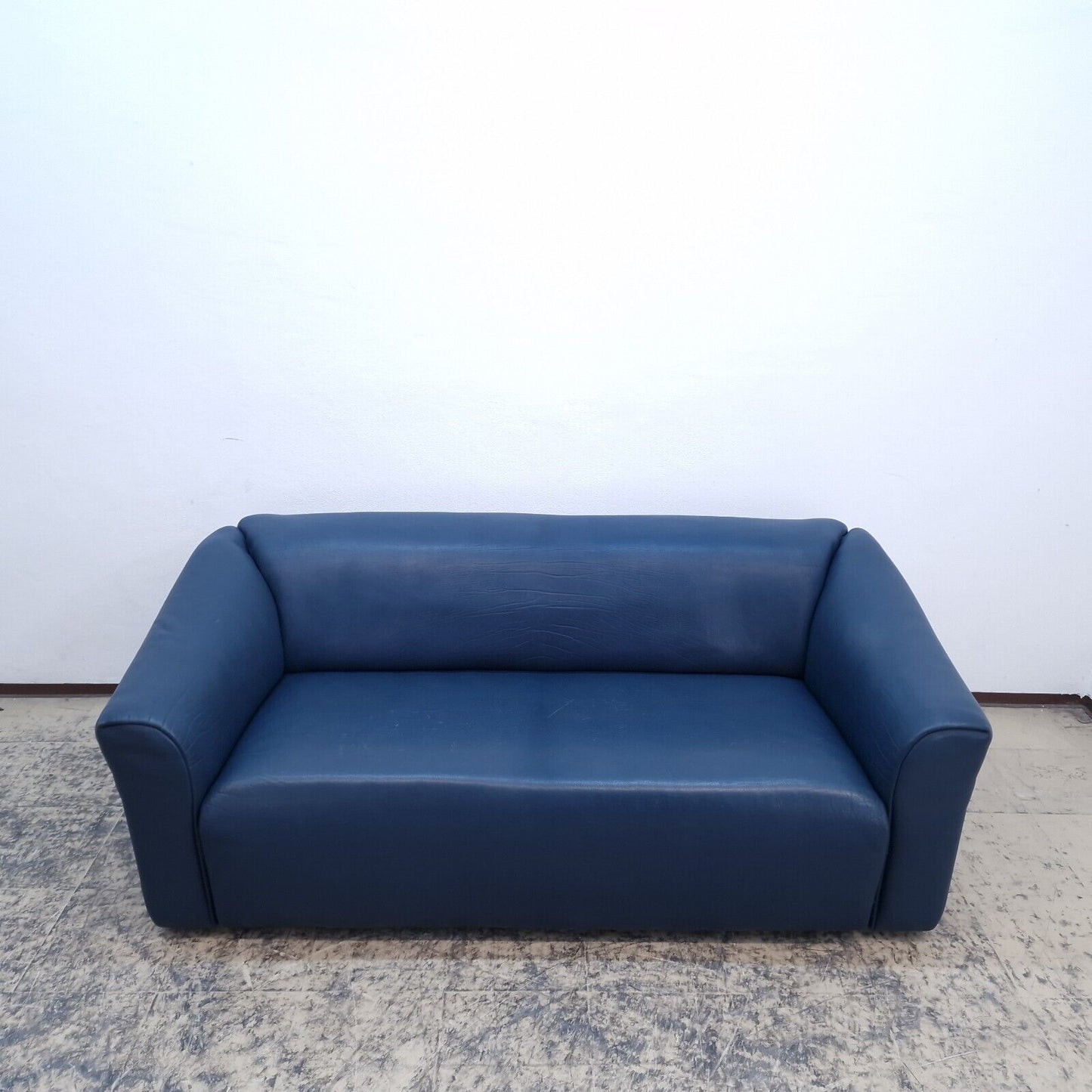 De Sede ds 47 Blau Designersofa Echtledersofa Echtledercouch desede #0063-De Sede-JSFurniture