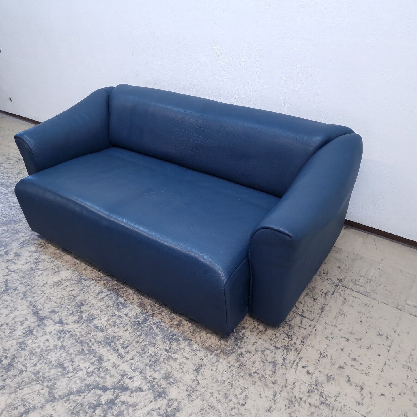 De Sede ds 47 Blau Designersofa Echtledersofa Echtledercouch desede #0063-De Sede-JSFurniture
