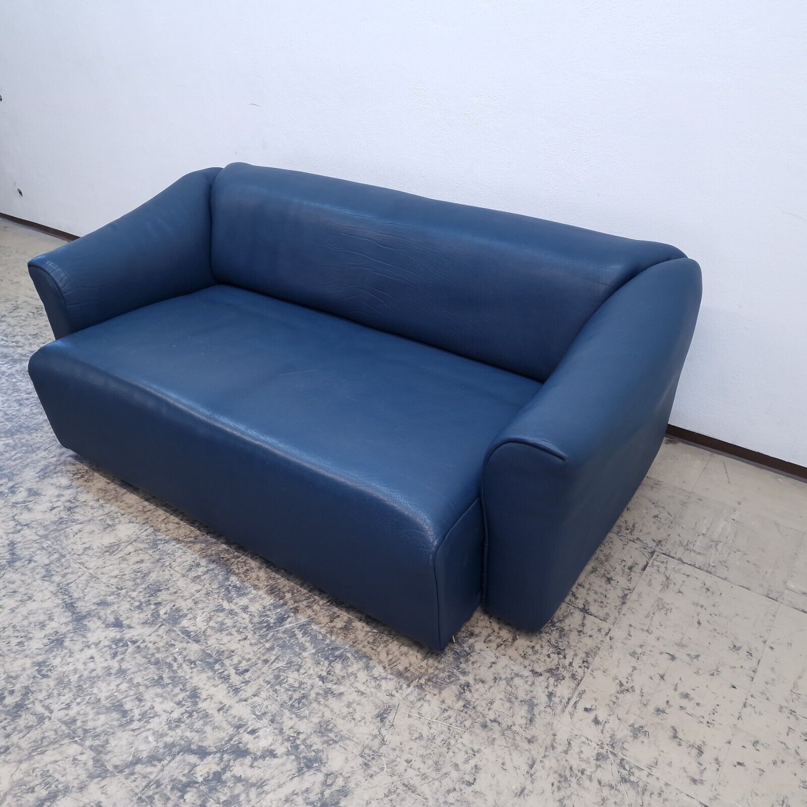 De Sede ds 47 Blau Designersofa Echtledersofa Echtledercouch desede #0063-De Sede-JSFurniture